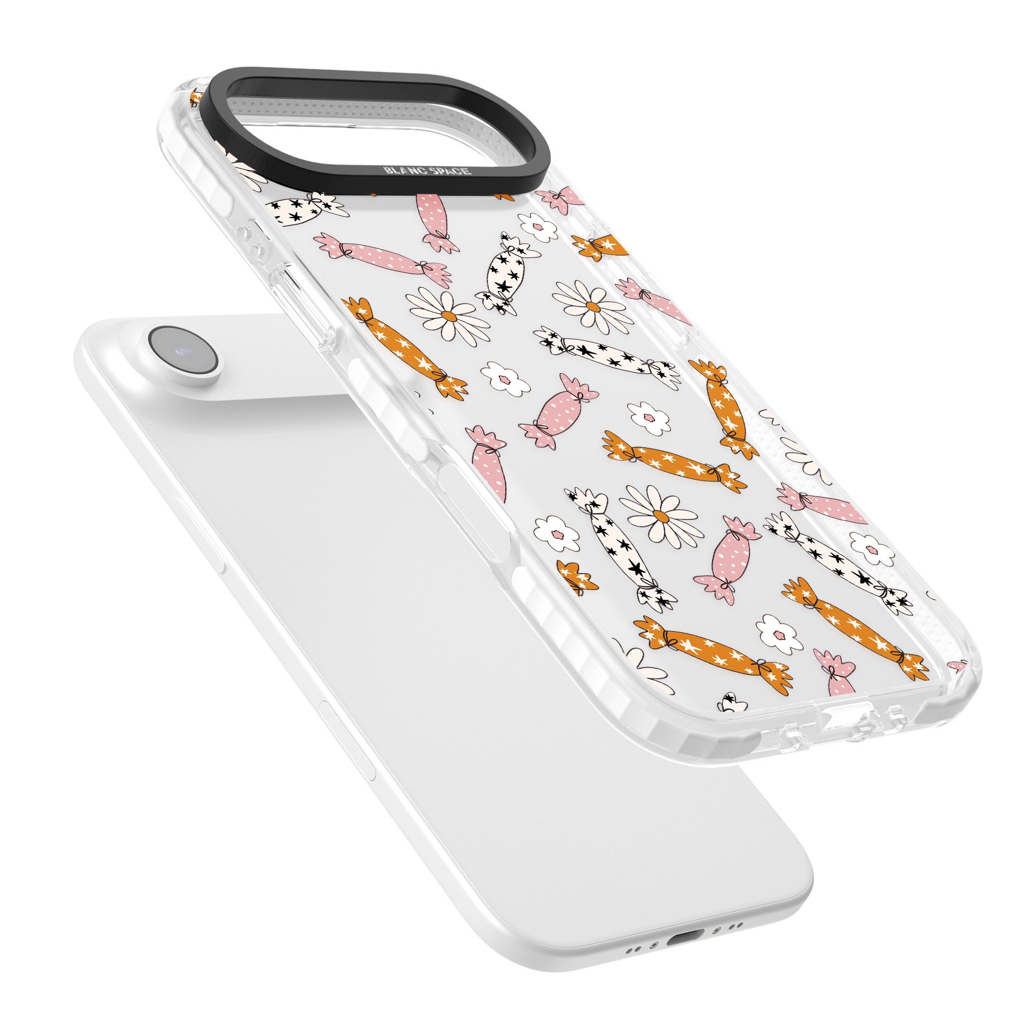 Floral Candy iPhone 17 Air Impact Clear Phone Case Colours