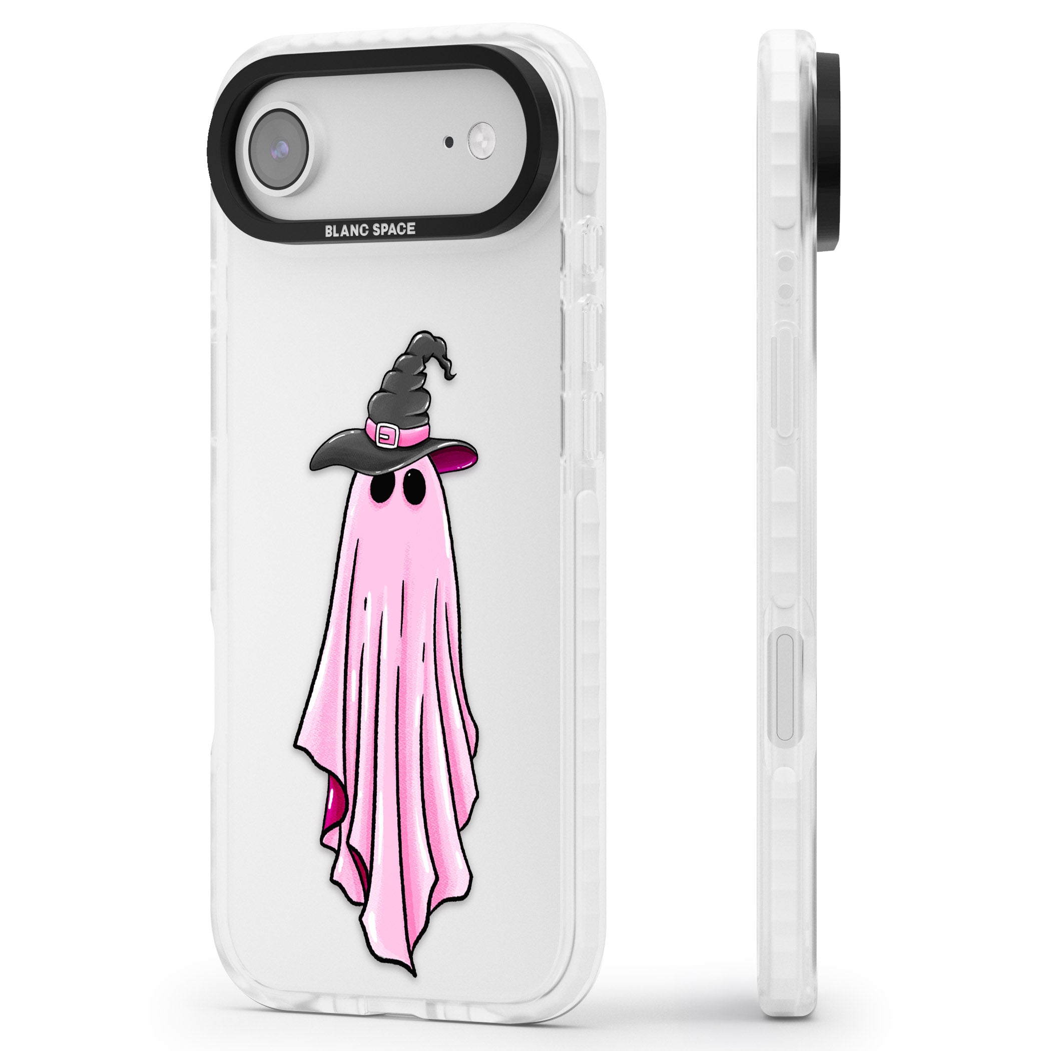 New Hat Day iPhone 17 Air Impact Clear Phone Case Side Profile