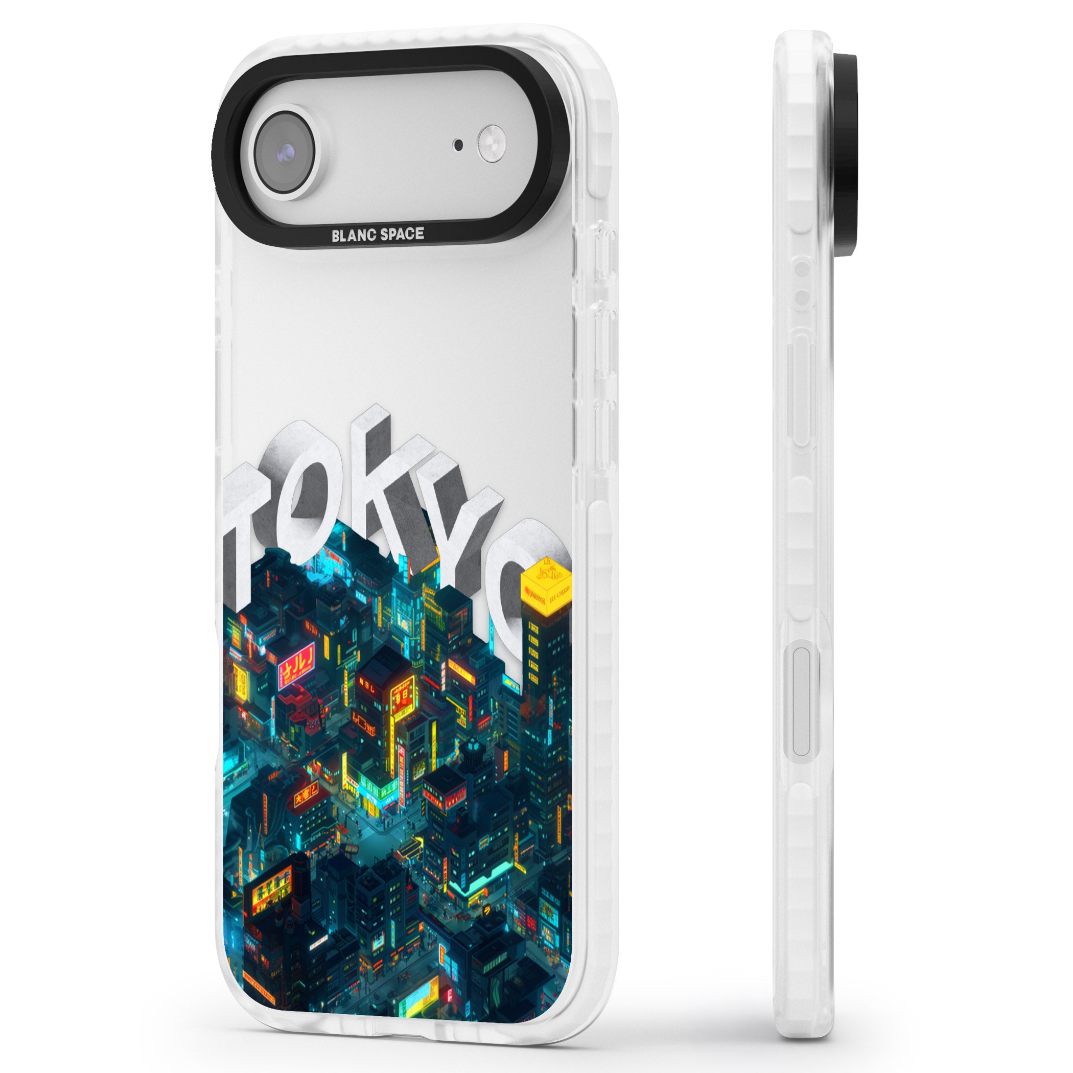 Tokyo iPhone 17 Air Impact Clear Phone Case Side Profile