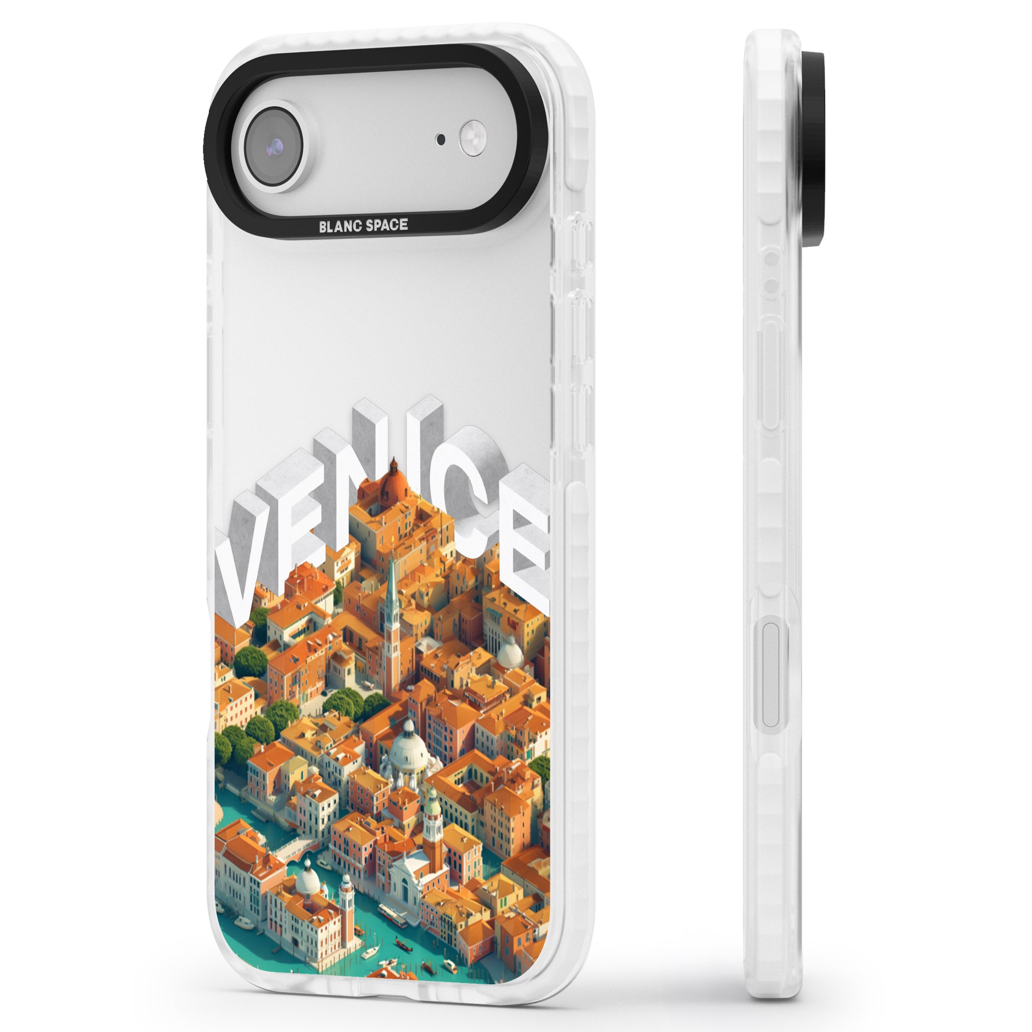 Venice iPhone 17 Air Impact Clear Phone Case Side Profile