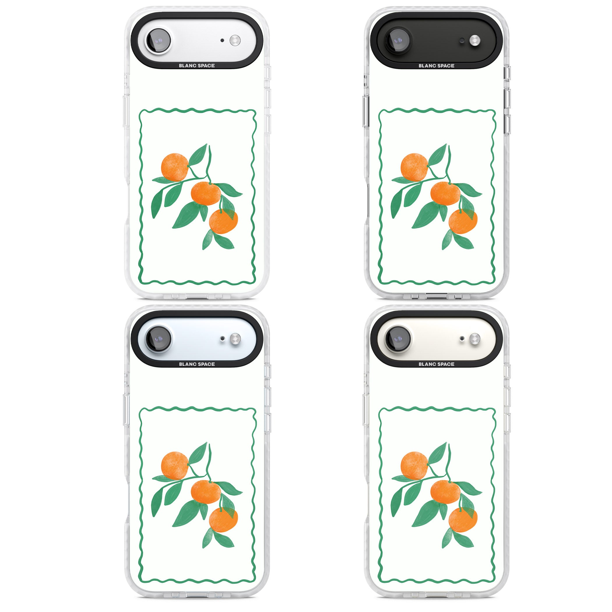Italian Oranges iPhone 17 Air Impact Clear Phone Case APT Impact Protection