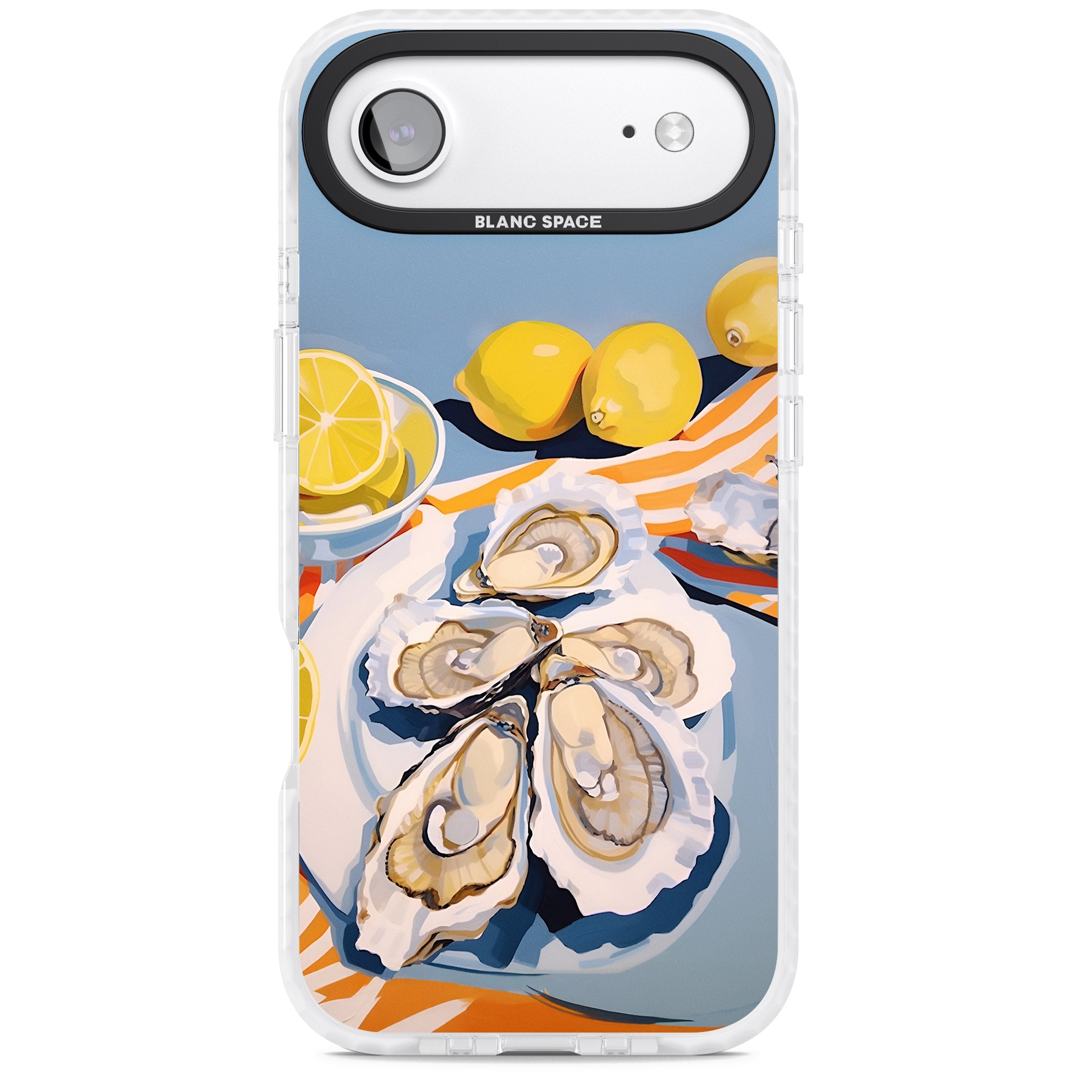 Fresh Oysters & Lemons iPhone 17 Air Impact Clear Phone Case