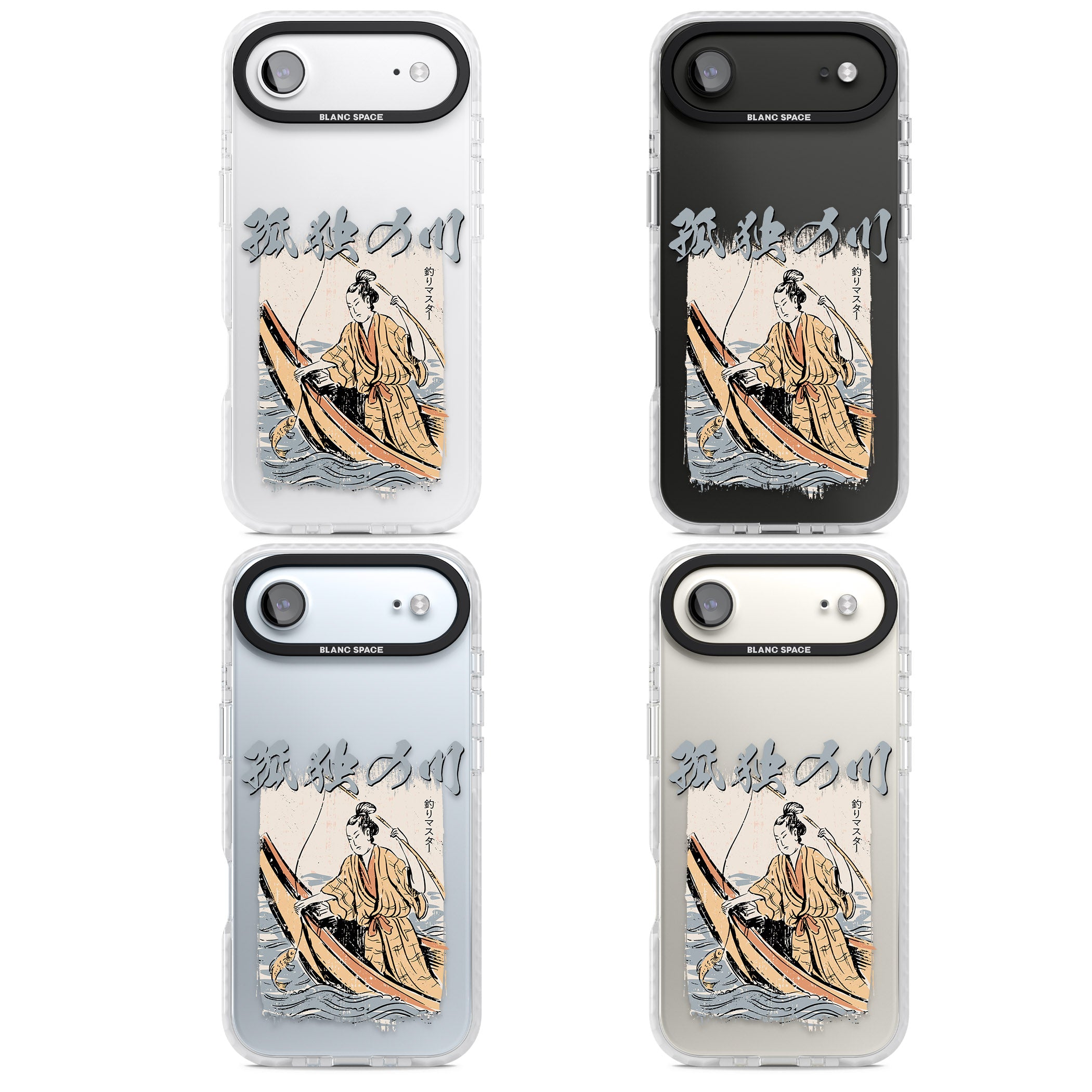 Japanese River iPhone 17 Air Impact Clear Phone Case APT Impact Protection