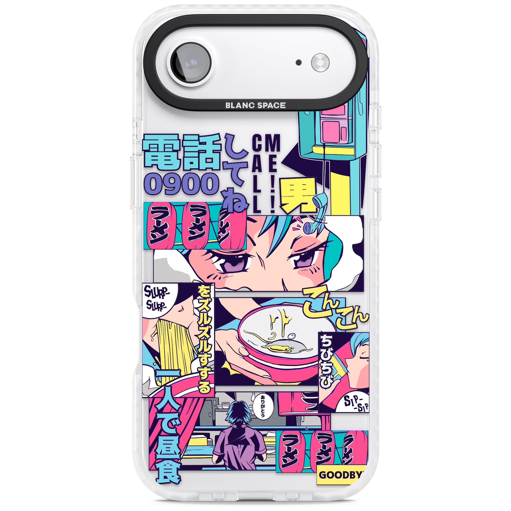 Vibrant Anime Comic iPhone 17 Air Impact Clear Phone Case