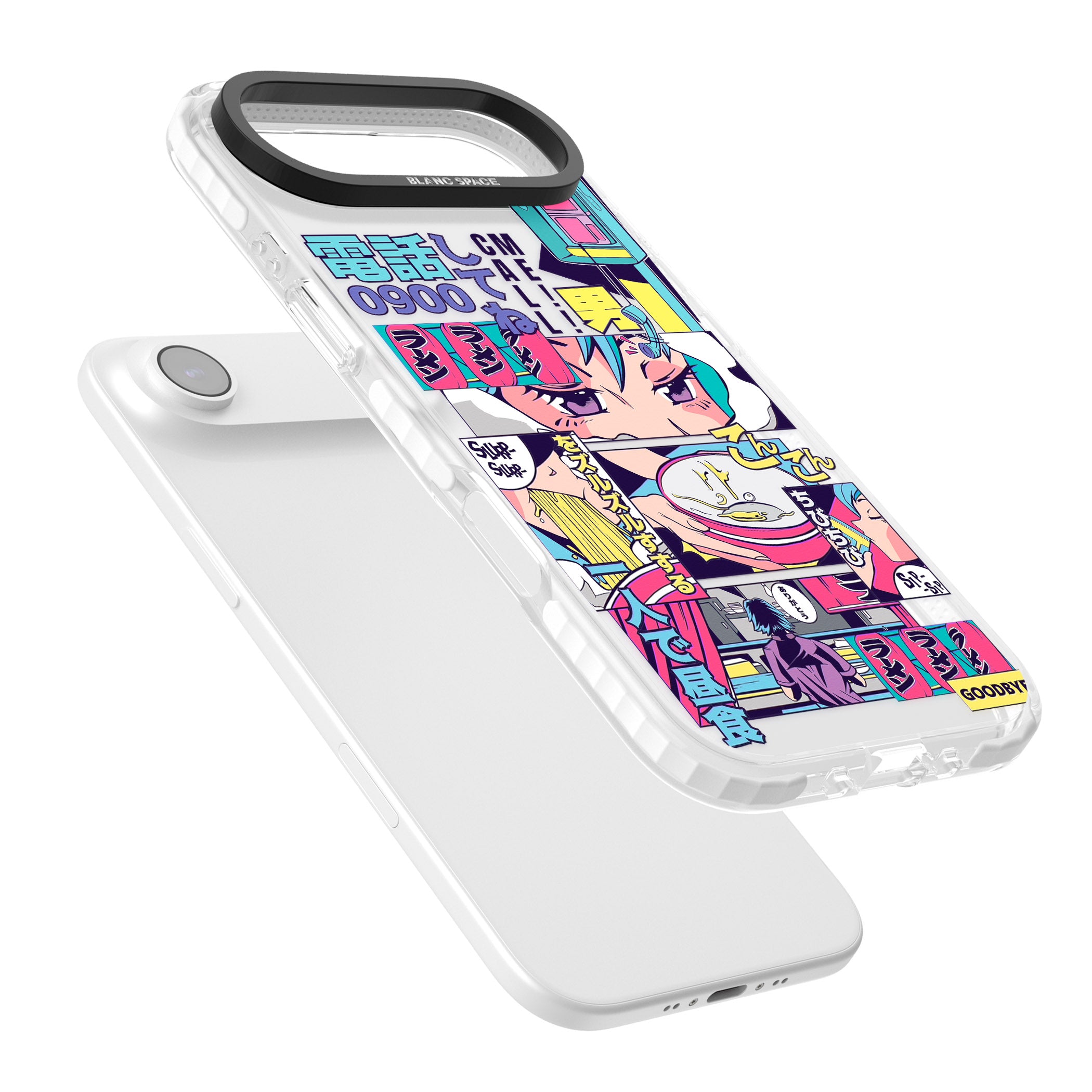 Vibrant Anime Comic iPhone 17 Air Impact Clear Phone Case Colours