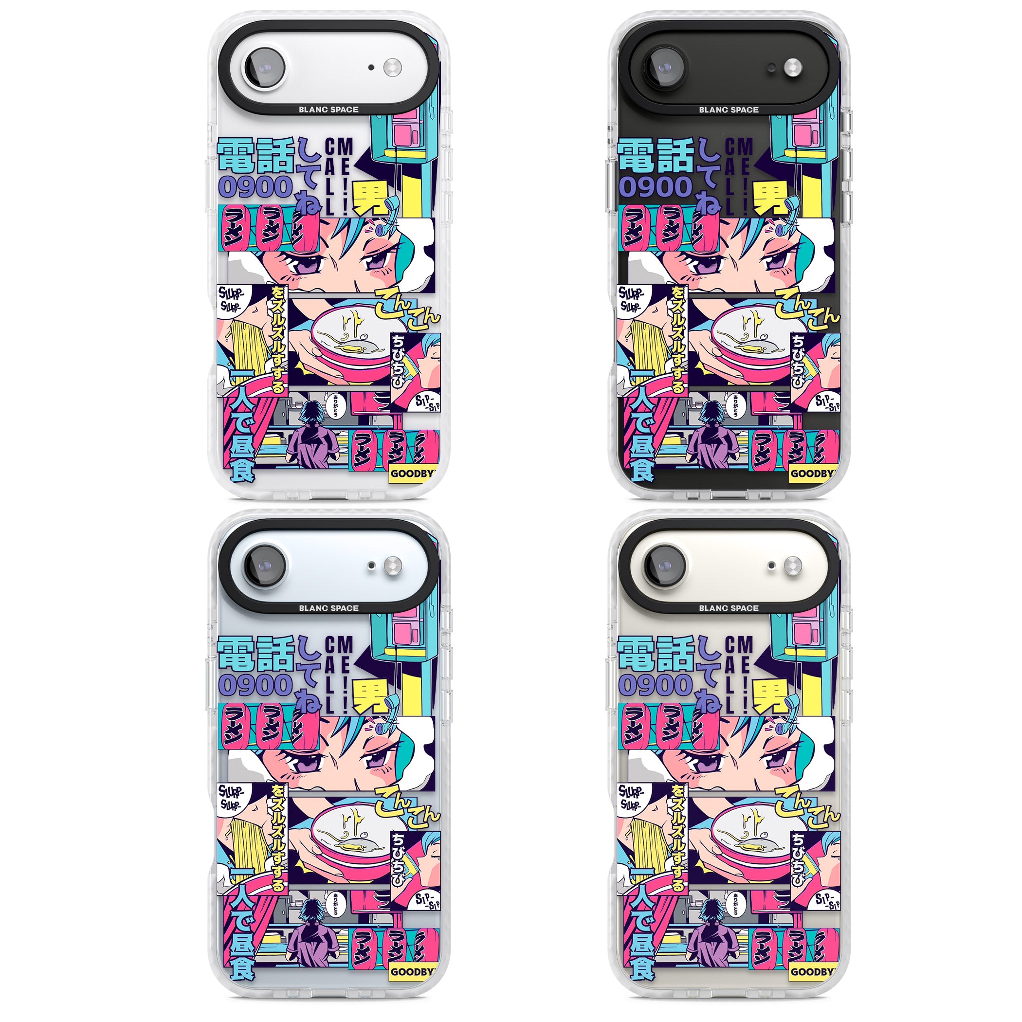 Vibrant Anime Comic iPhone 17 Air Impact Clear Phone Case APT Impact Protection