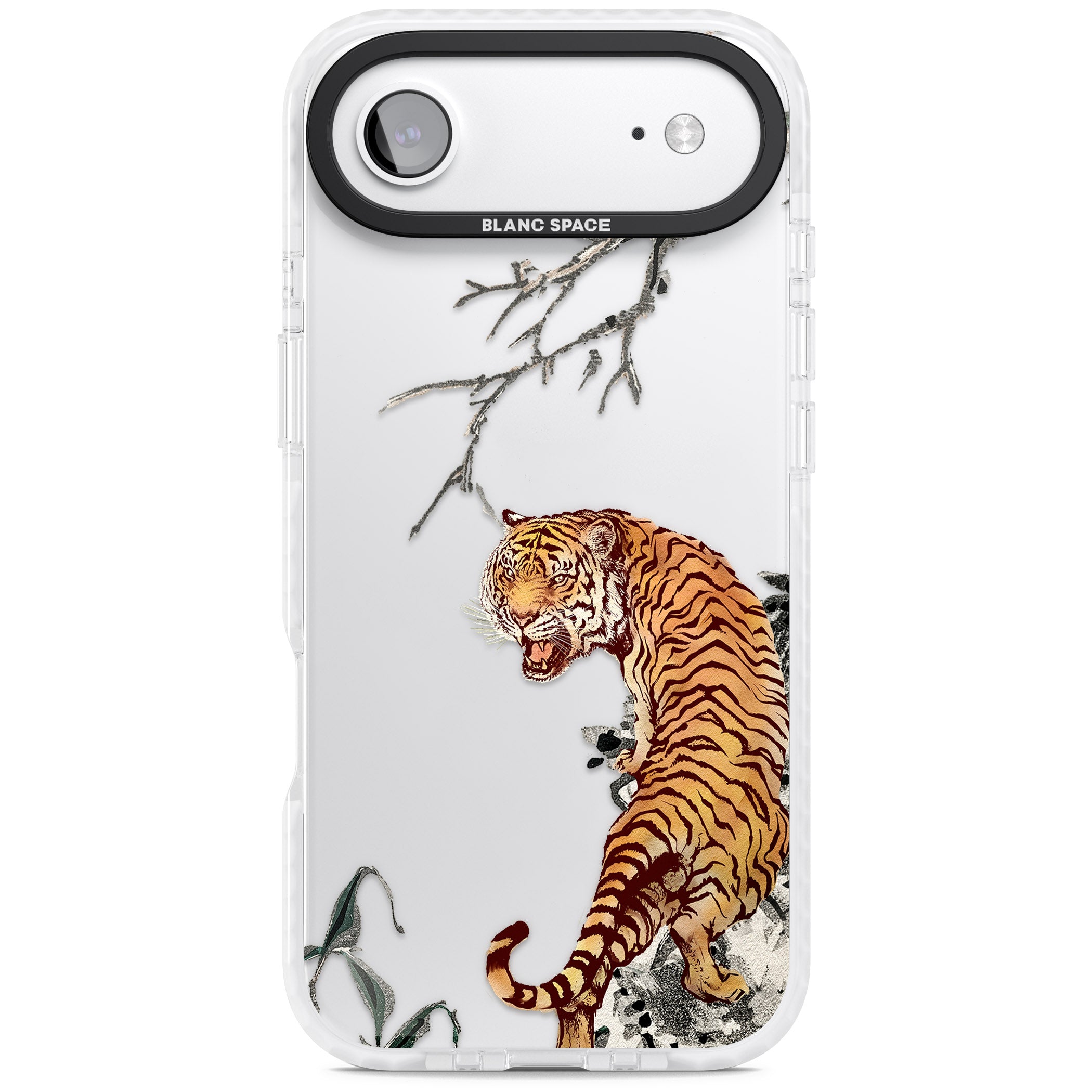 Roaring Tiger iPhone 17 Air Impact Clear Phone Case