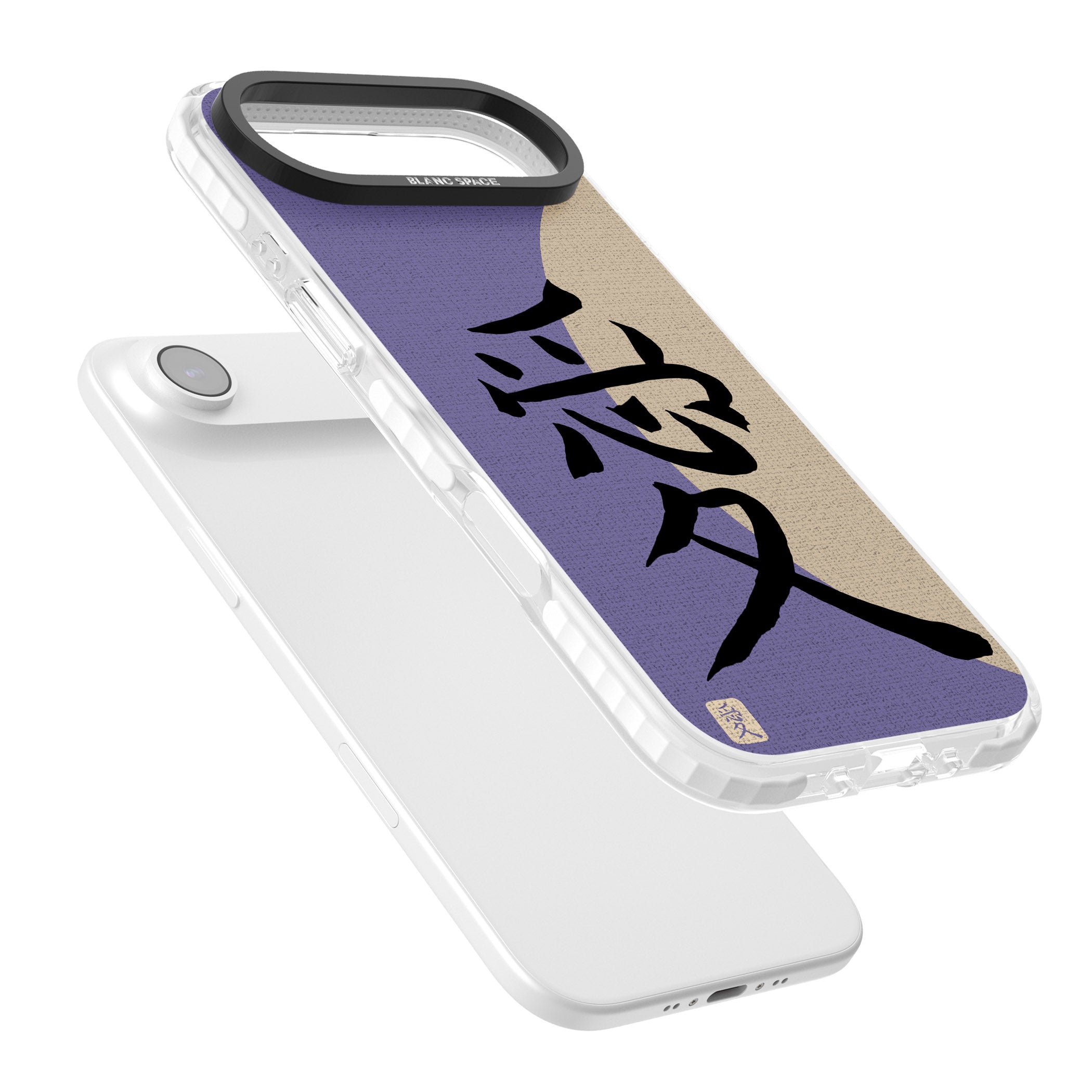 Vintage Japanese Kanji Love iPhone 17 Air Impact Clear Phone Case Colours