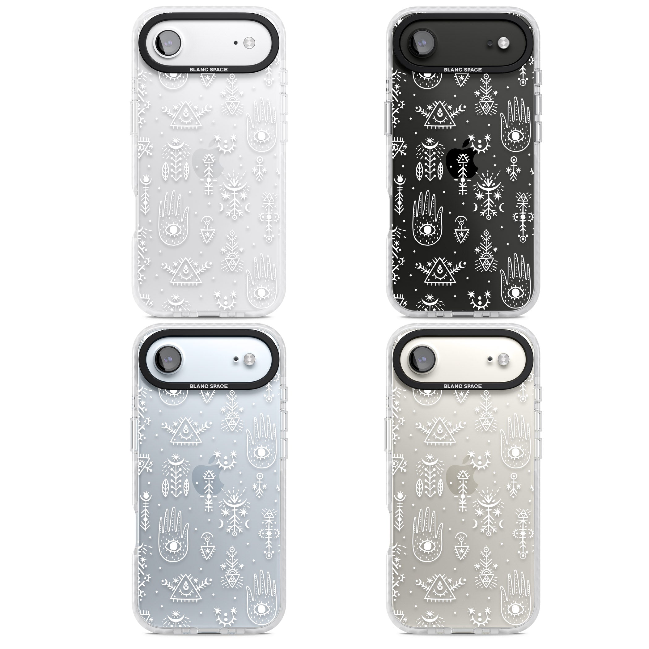 Mystic Symbols iPhone 17 Air Impact Clear Phone Case APT Impact Protection