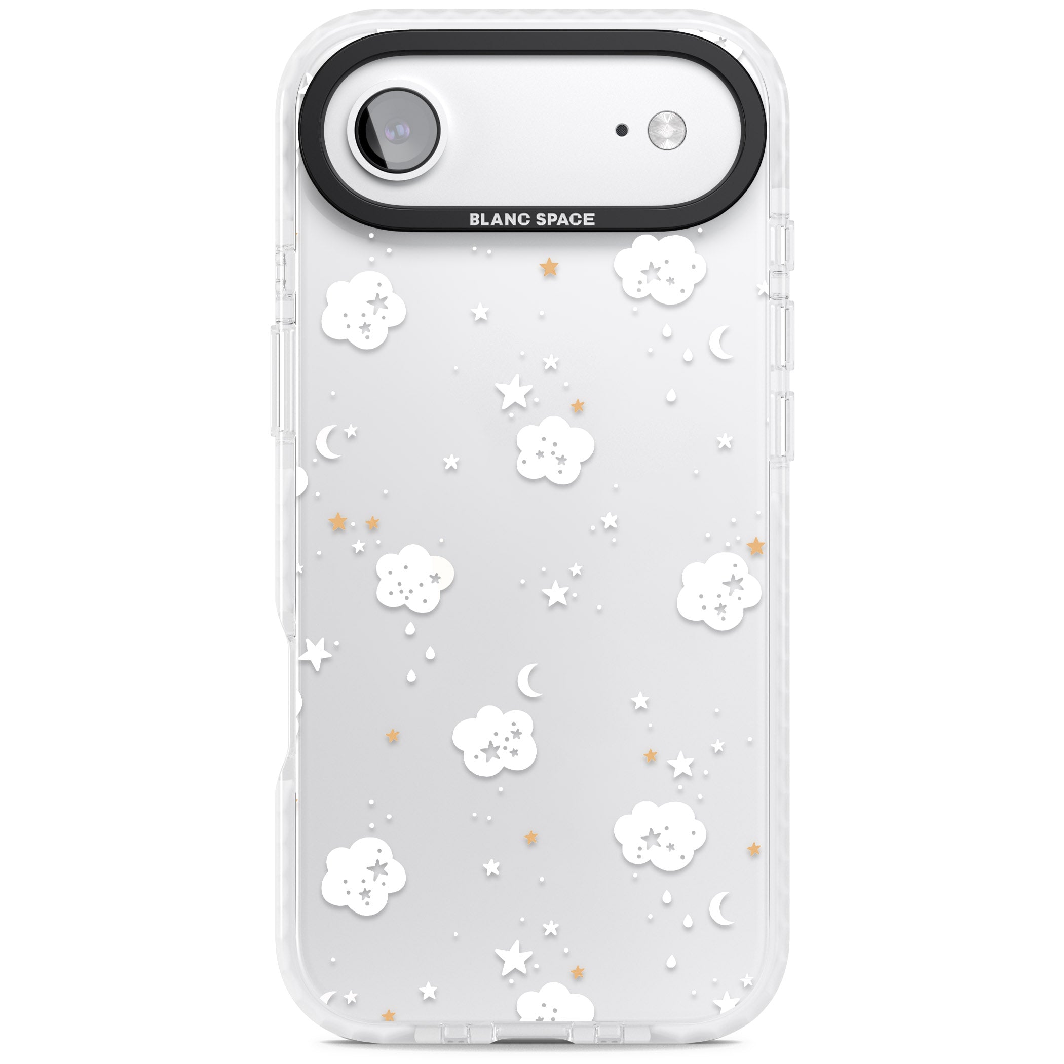 Starry Night Cloud iPhone 17 Air Impact Clear Phone Case