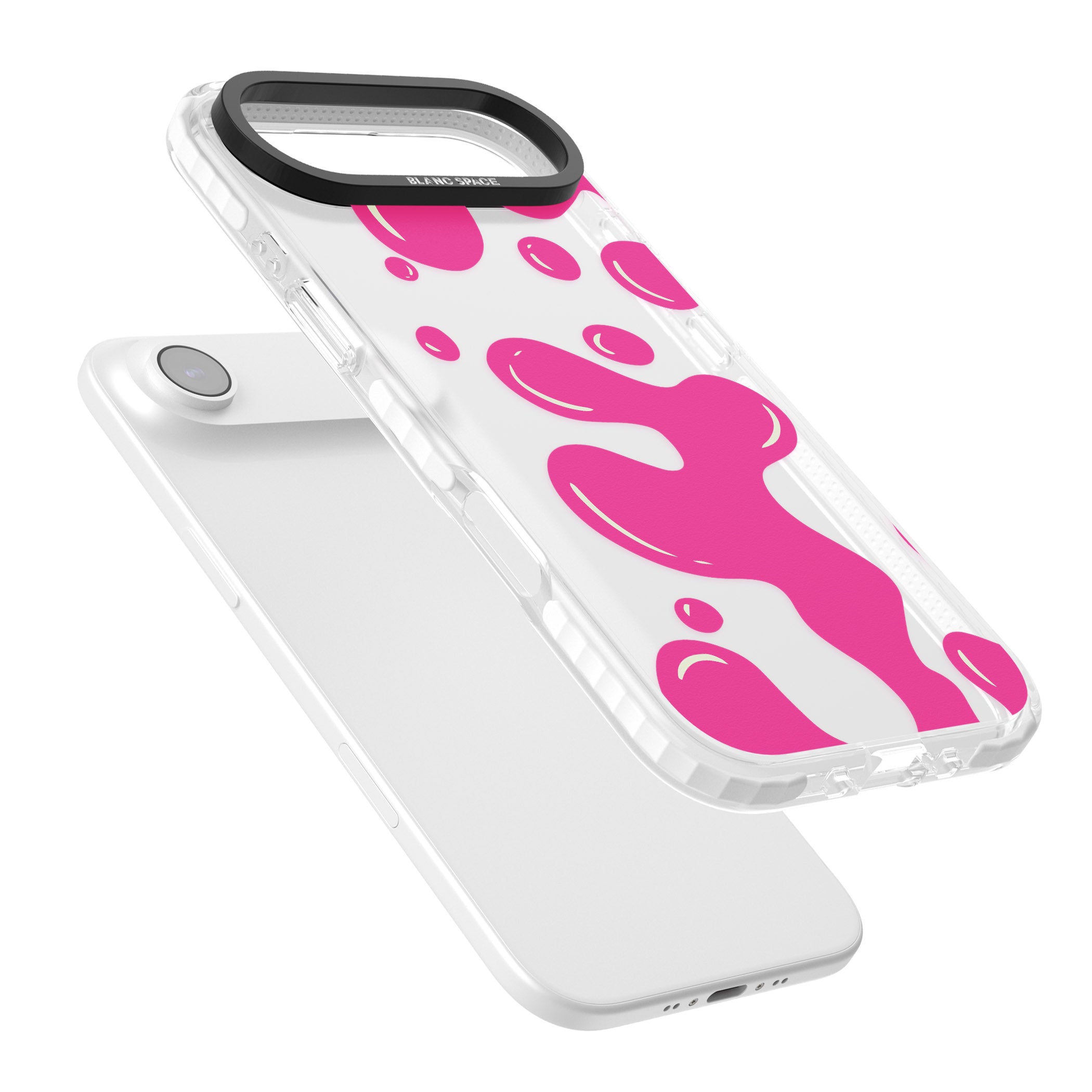 Pink Lava Lamp iPhone 17 Air Impact Clear Phone Case Colours