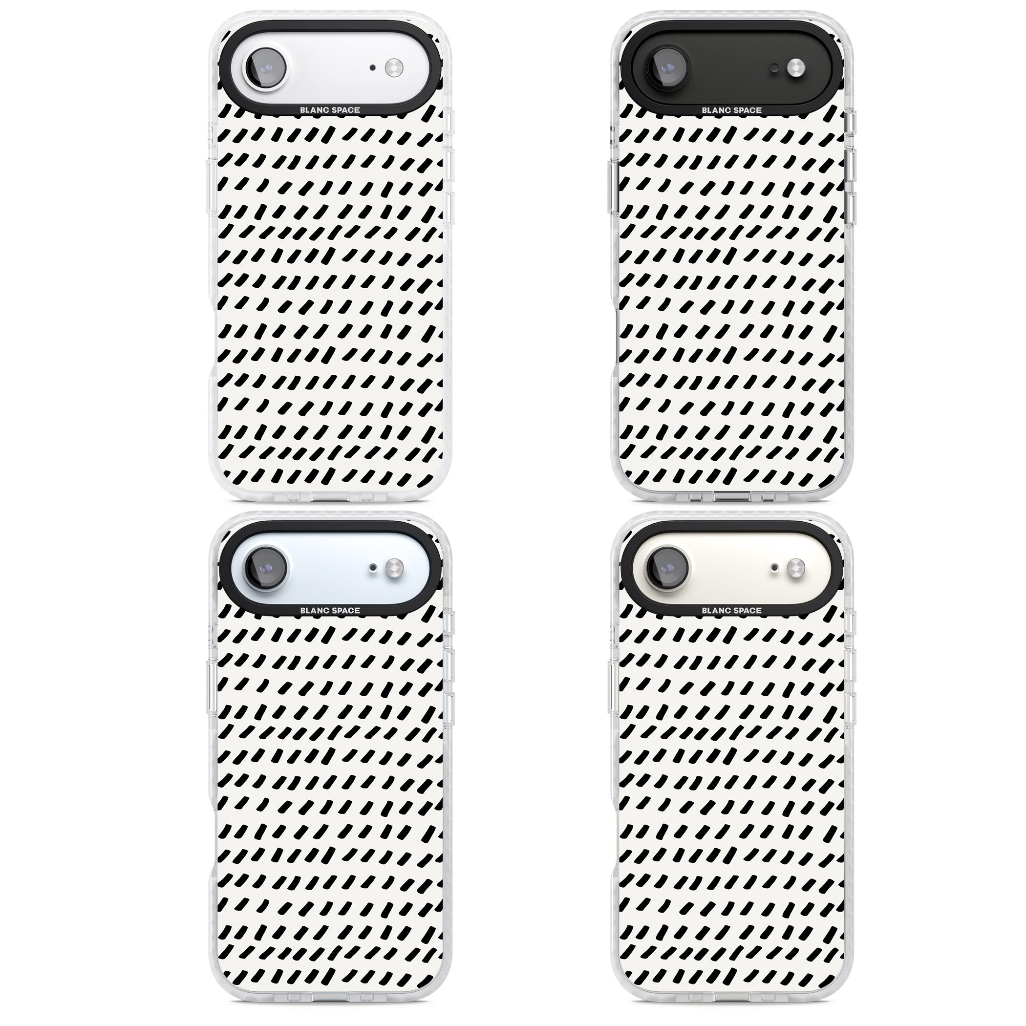 Hand Drawn Lines Pattern iPhone 17 Air Impact Pro Clear Phone Case APT Impact Protection
