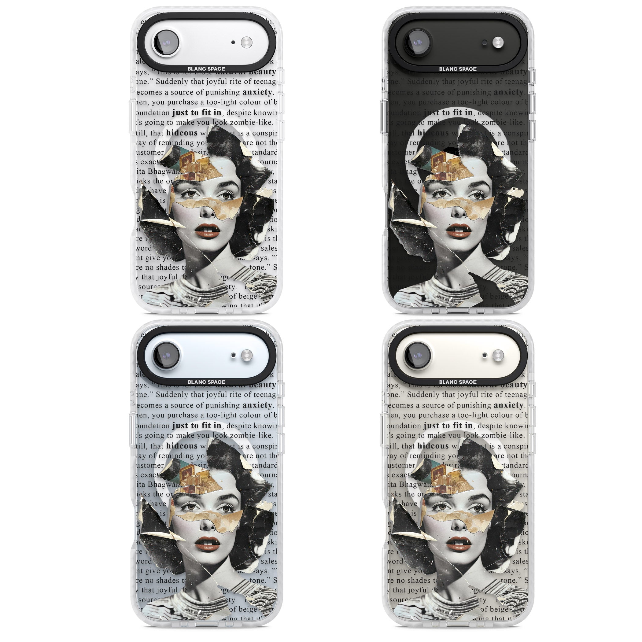 Beauty Is Within iPhone 17 Air Impact Pro Clear Phone Case APT Impact Protection