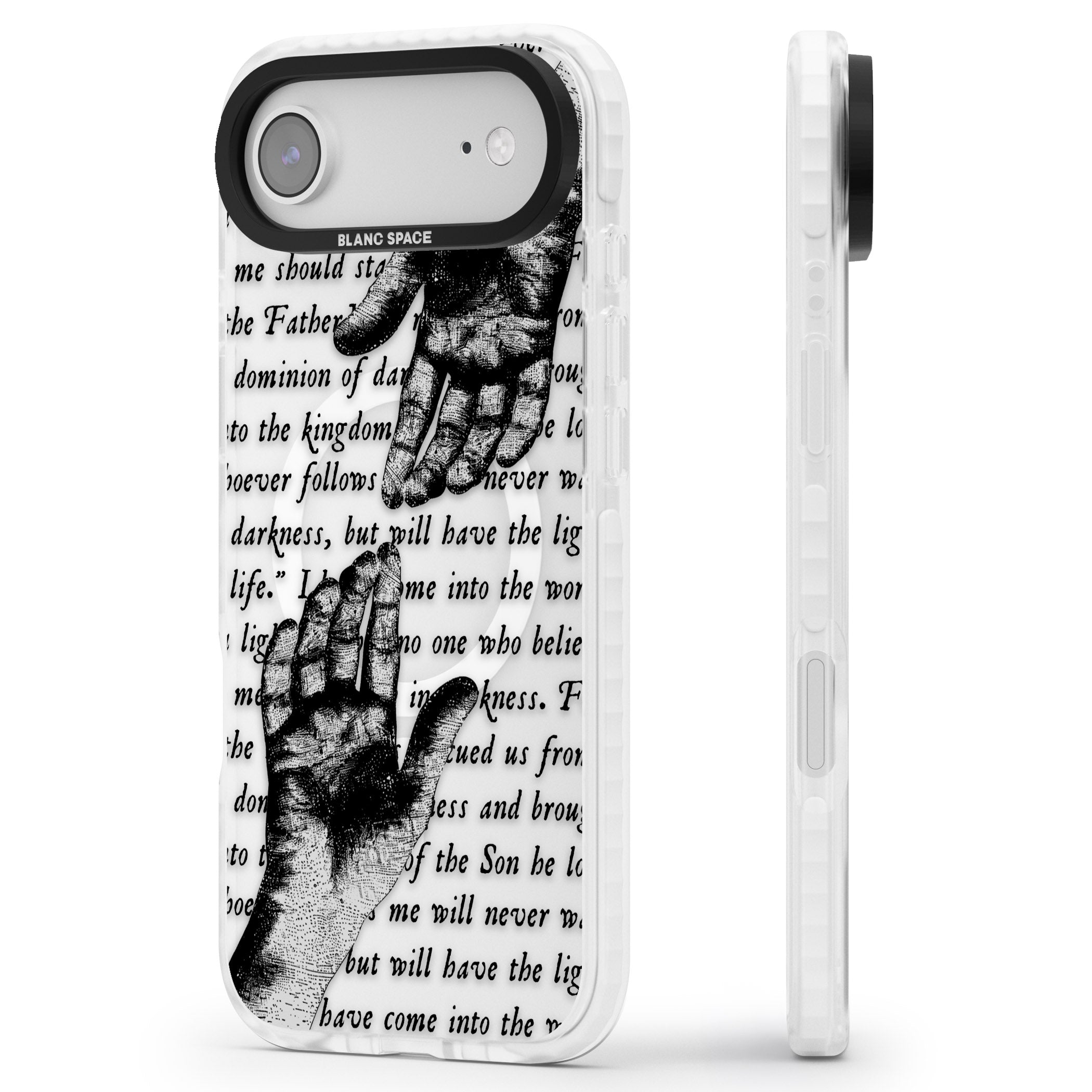 In Touch iPhone 17 Air Impact Pro Clear Phone Case Side Profile