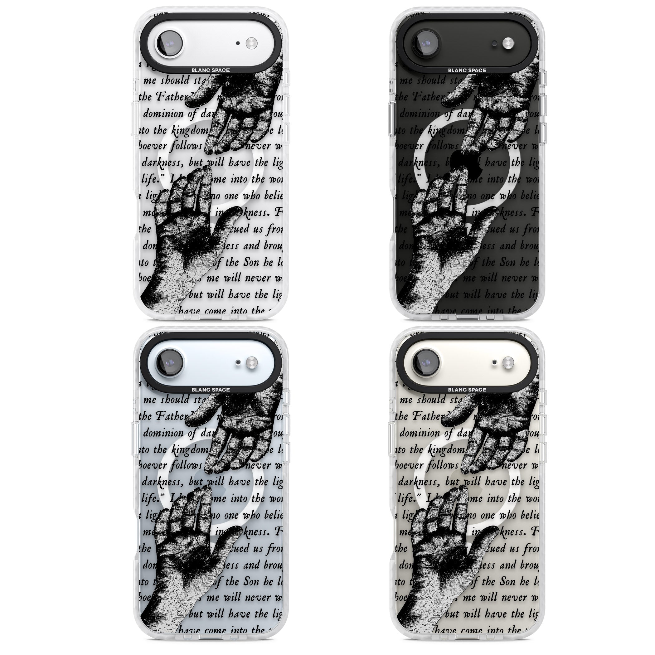 In Touch iPhone 17 Air Impact Pro Clear Phone Case APT Impact Protection