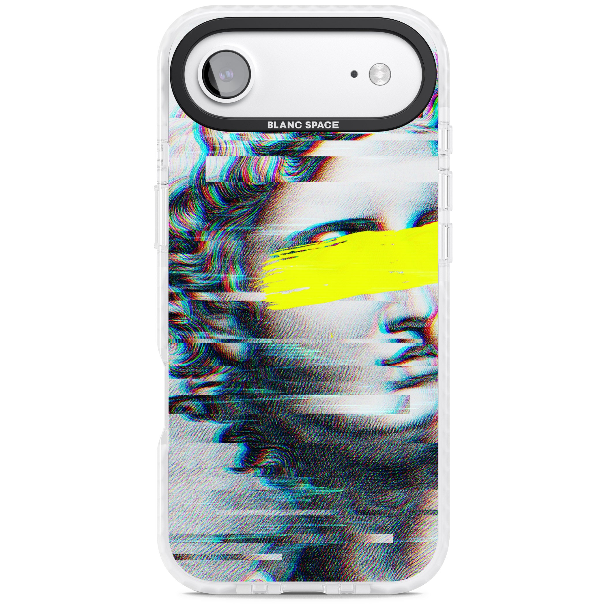 Glitched Fragment iPhone 17 Air Impact Pro Clear Phone Case