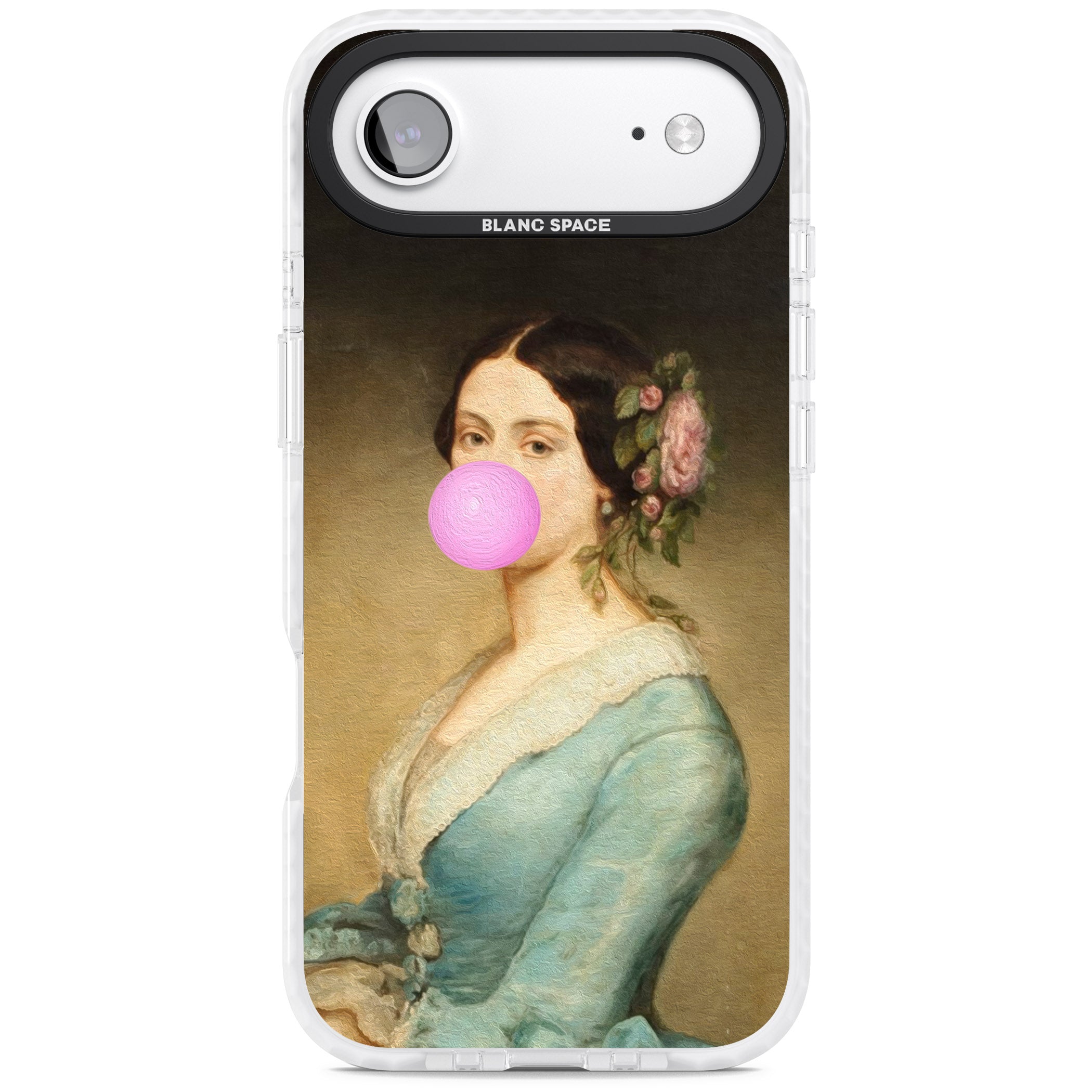Bubblegum Renaissance iPhone 17 Air Impact Pro Clear Phone Case