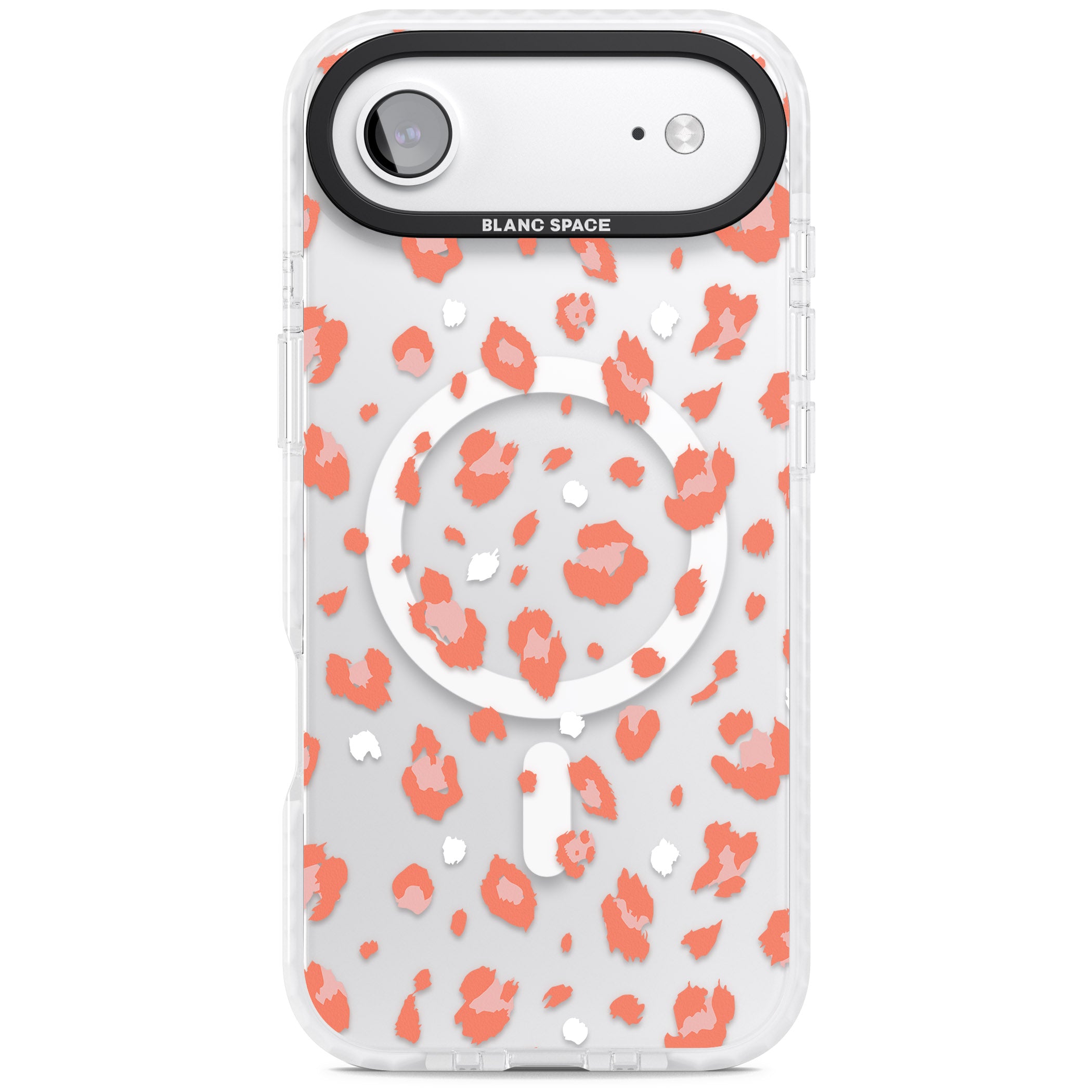 Two Colour Jaguar Transparent Animal Print iPhone 17 Air Impact Pro Clear Phone Case