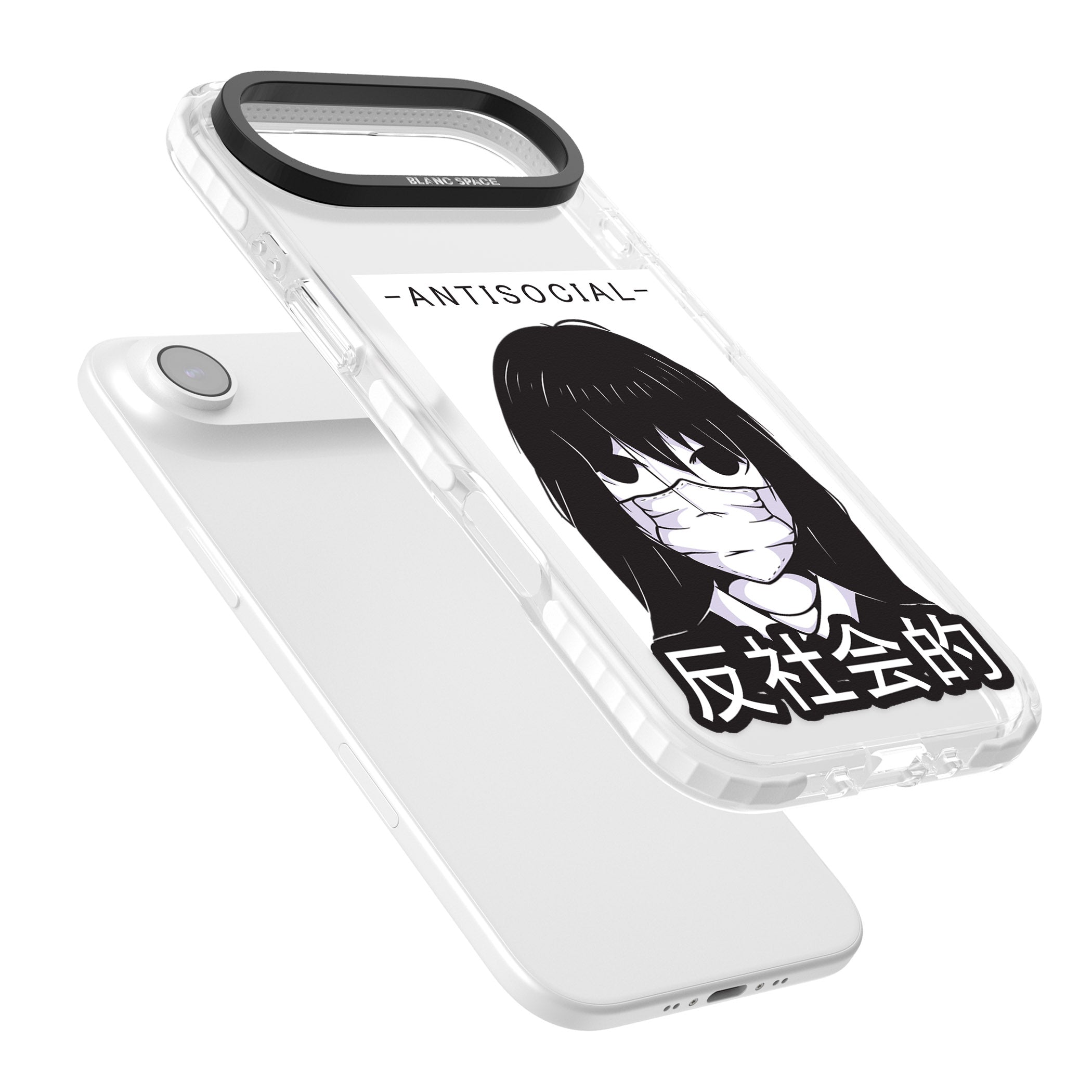 Anti Social iPhone 17 Air Impact Pro Clear Phone Case Colours