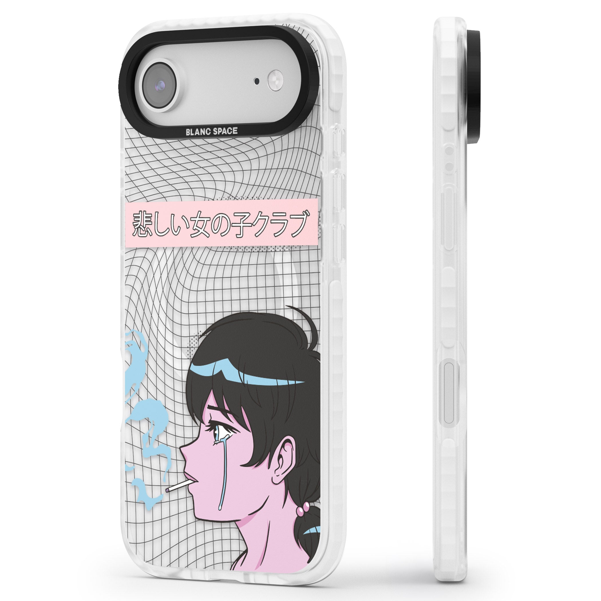 Lost Love iPhone 17 Air Impact Pro Clear Phone Case Side Profile