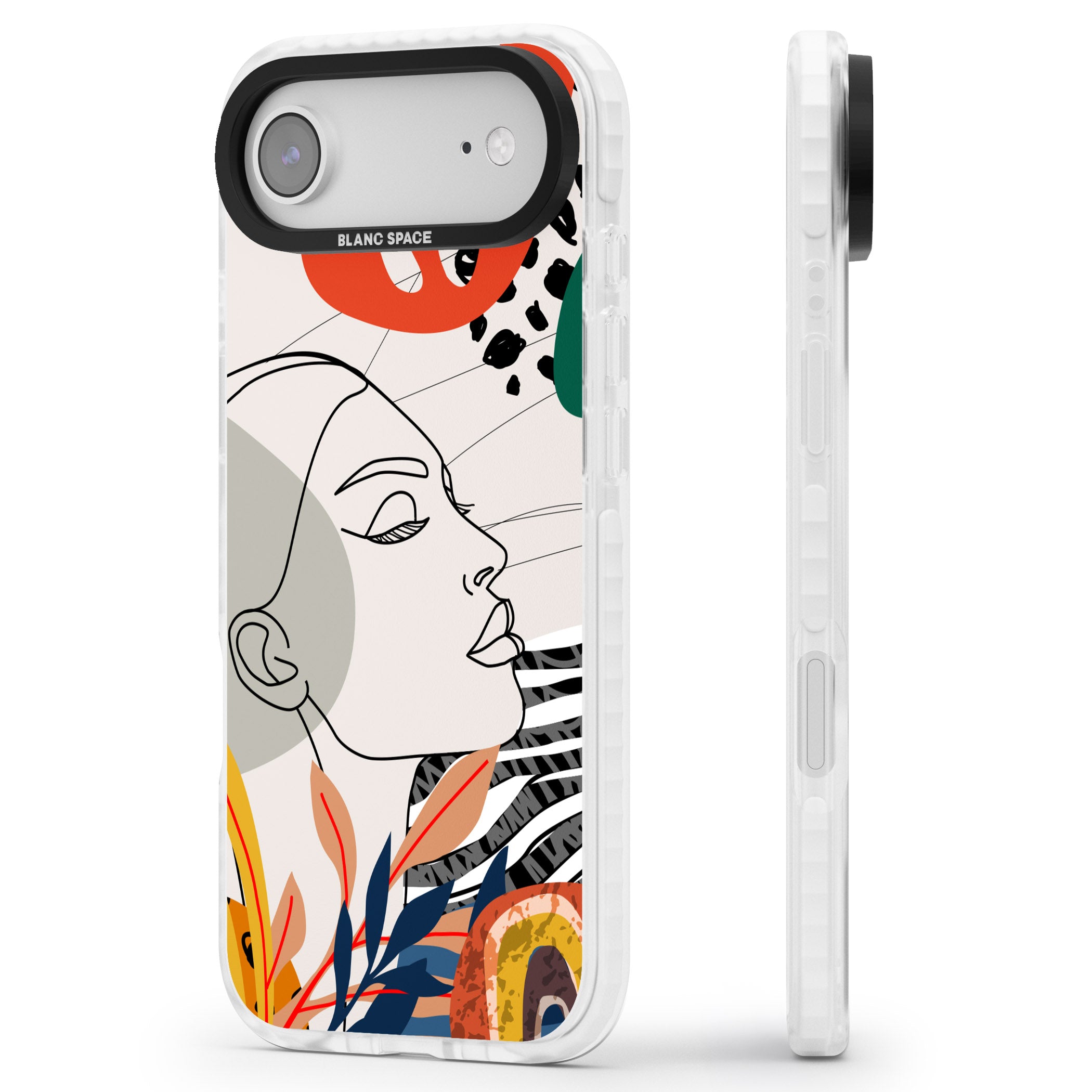 Girl Gone Wild iPhone 17 Air Impact Pro Clear Phone Case Side Profile