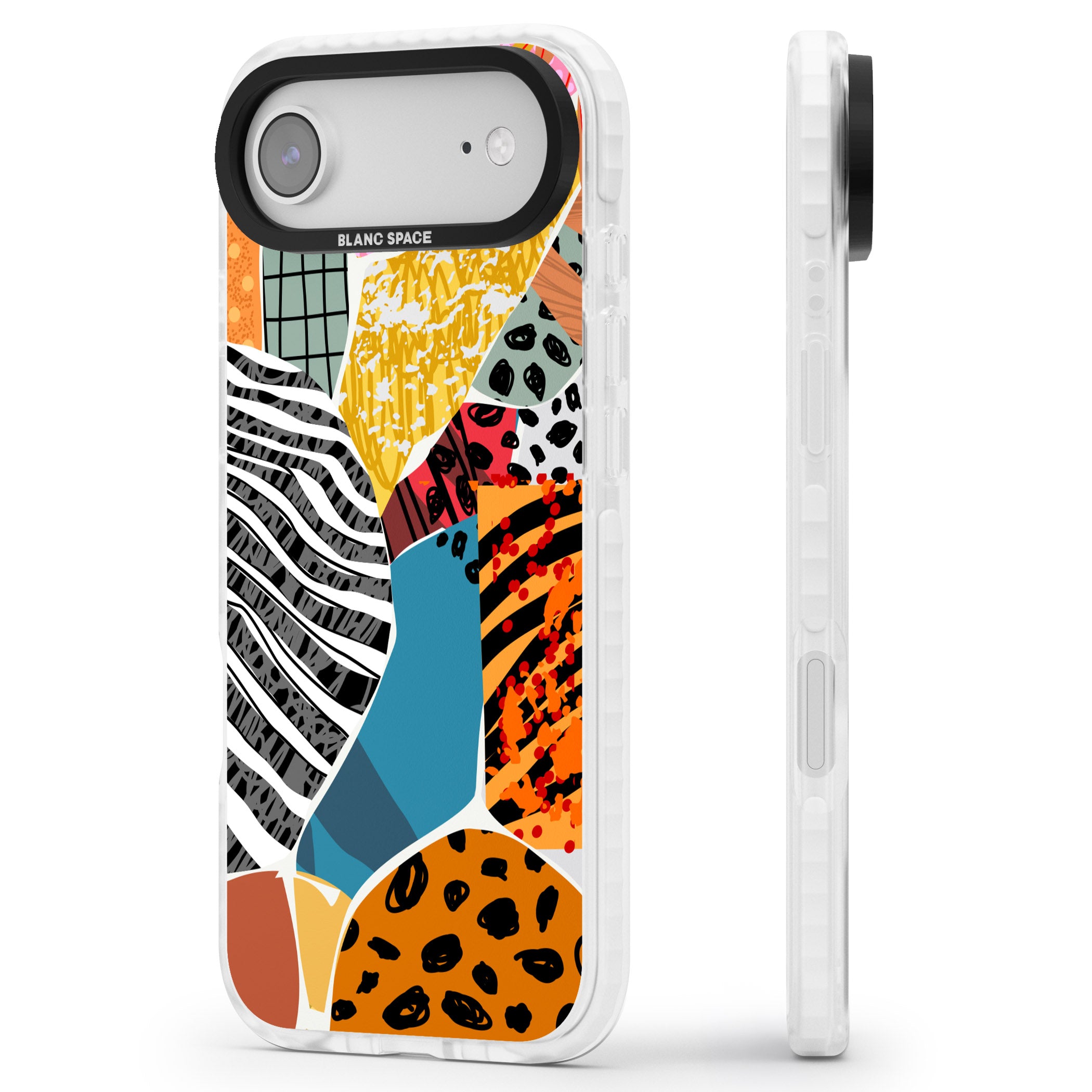 Print Passion iPhone 17 Air Impact Pro Clear Phone Case Side Profile