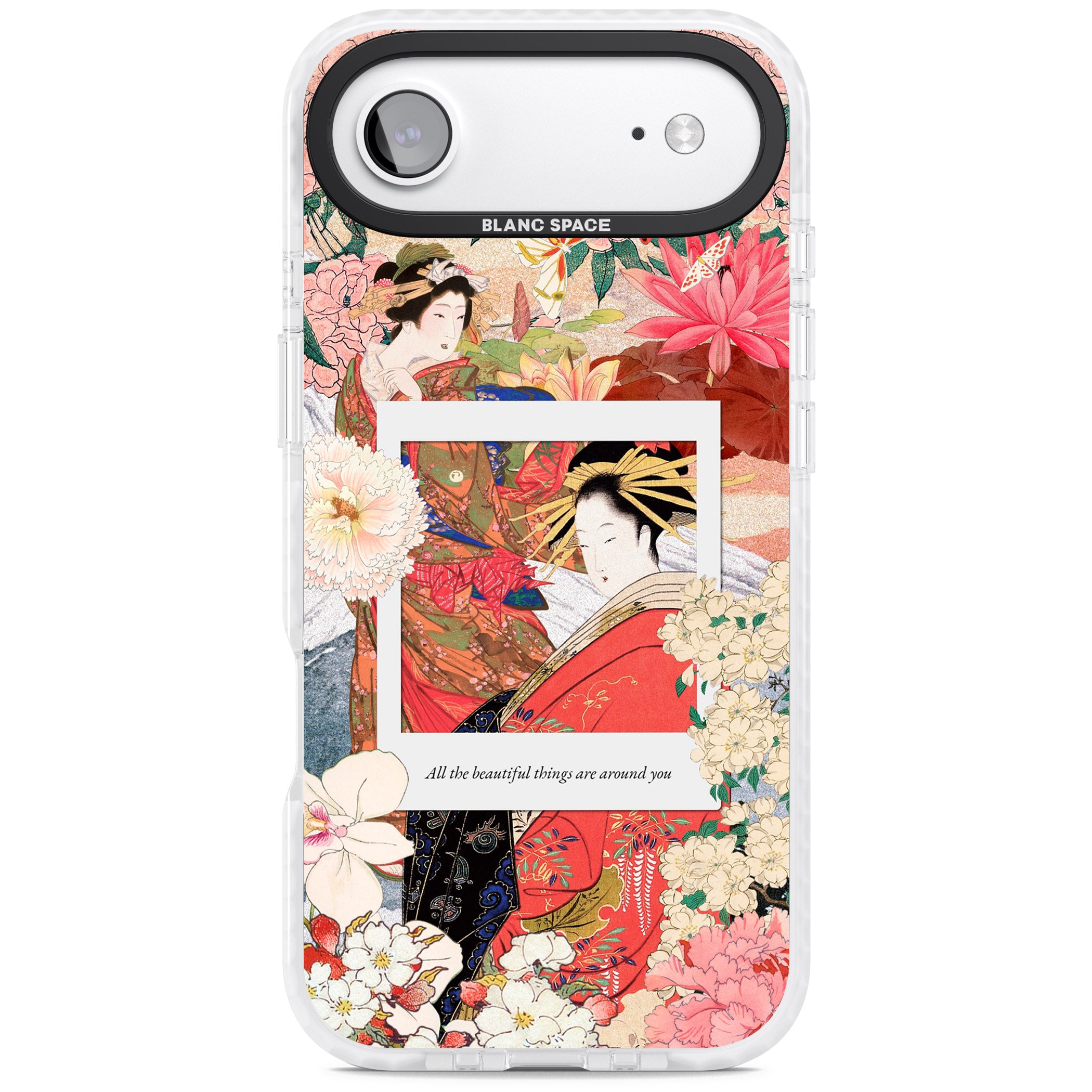 Woodblock Geisha iPhone 17 Air Impact Pro Clear Phone Case