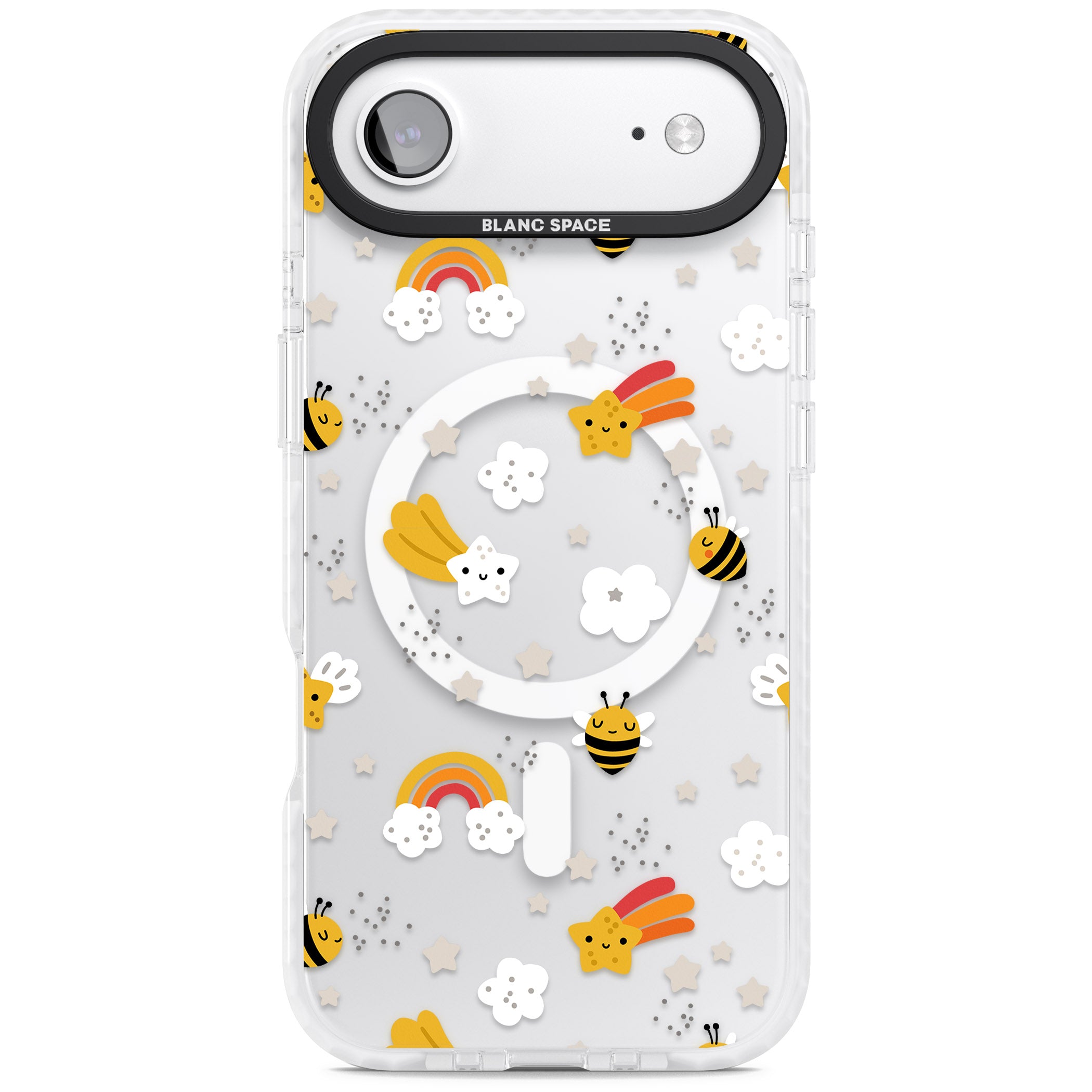 Busy Bee iPhone 17 Air Impact Pro Clear Phone Case