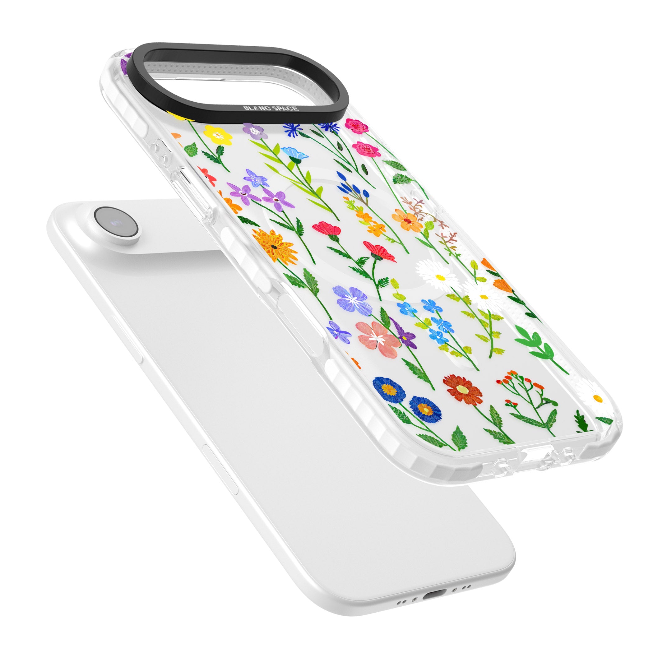Wildflower Garden iPhone 17 Air Impact Pro Clear Phone Case Colours