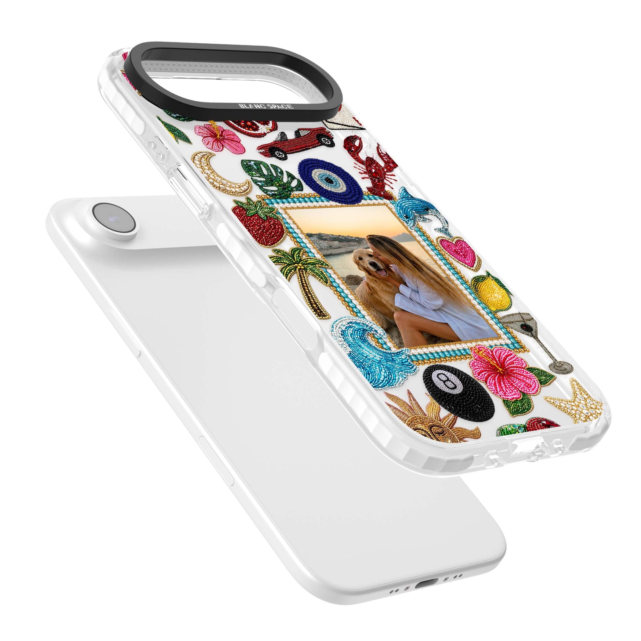 Beaded Photo coastal iPhone case | Impact Magsafe case for iPhone Air
