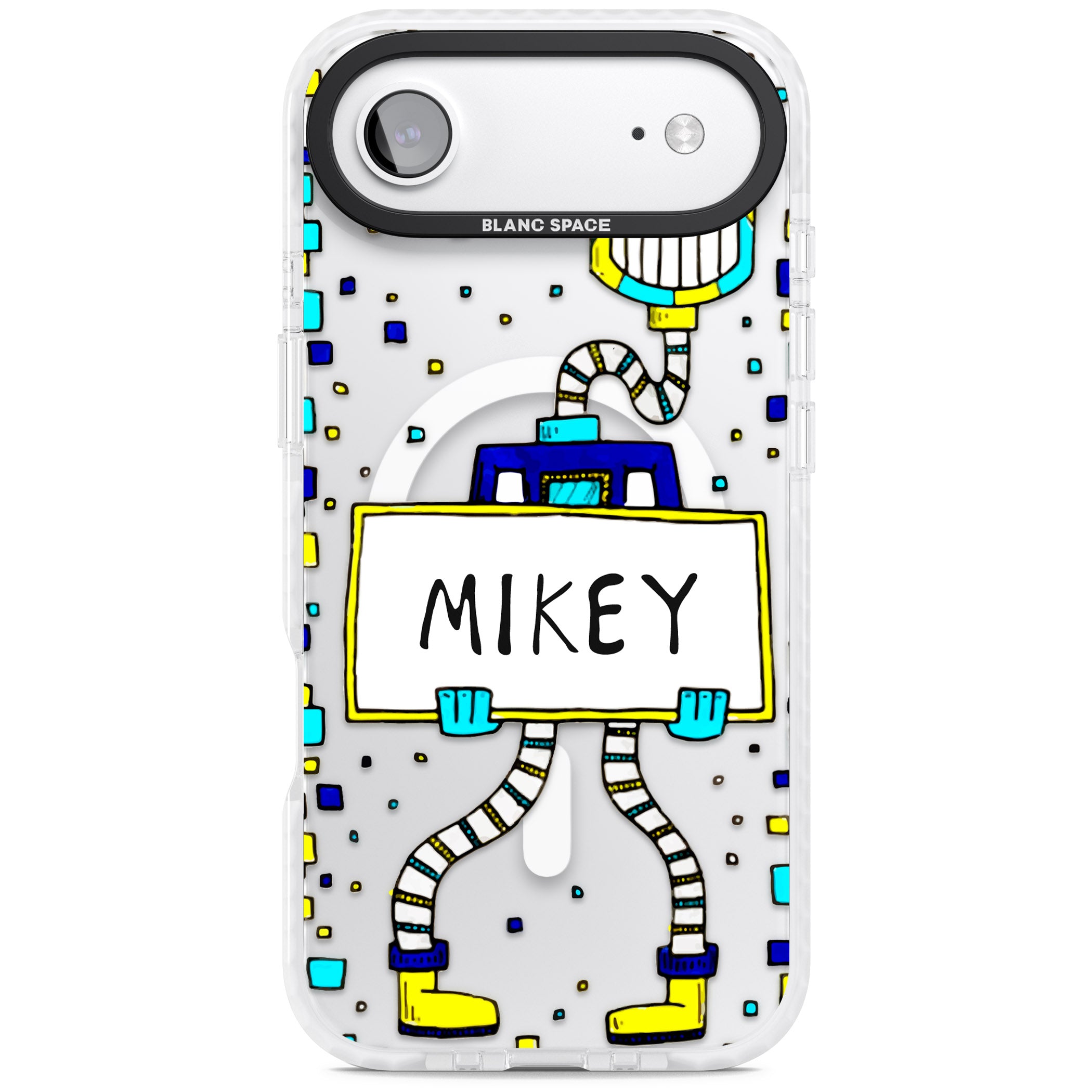 Personalised Tubes Guy iPhone 17 Air Impact Pro Clear Phone Case