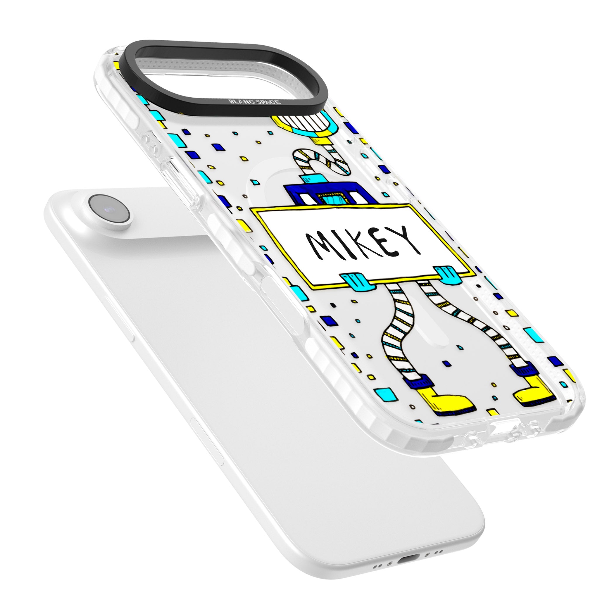 Personalised Tubes Guy iPhone 17 Air Impact Pro Clear Phone Case Colours