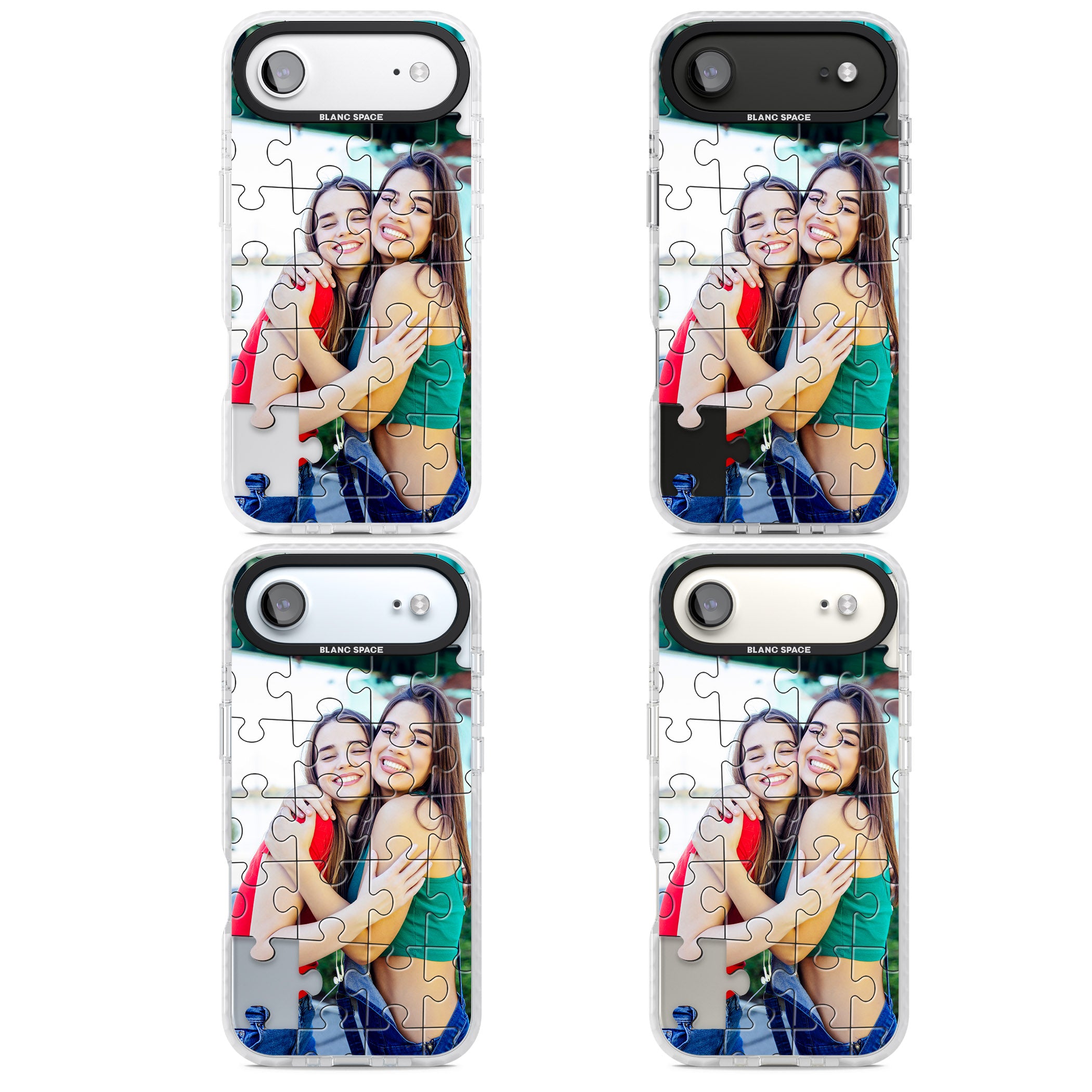 Personalised Jigsaw Puzzle Photo iPhone 17 Air Impact Pro Clear Phone Case APT Impact Protection