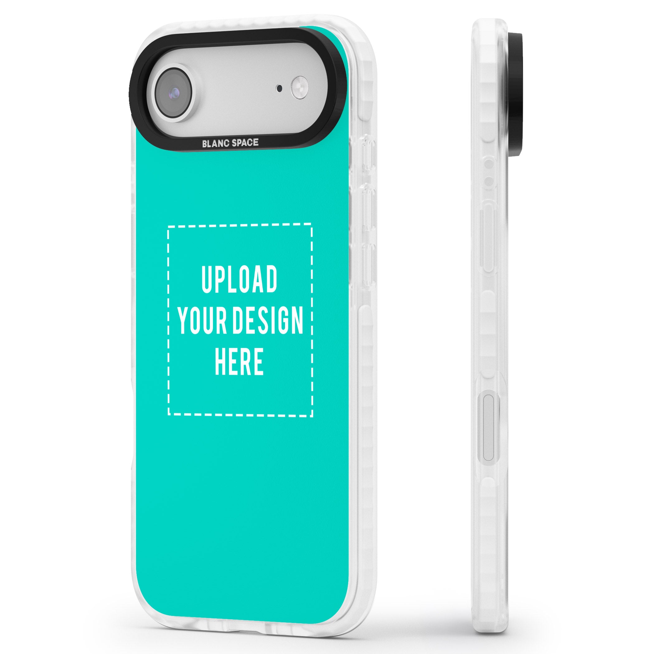 Personalised Personalise Your Own Design iPhone 17 Air Impact Pro Clear Phone Case Side Profile