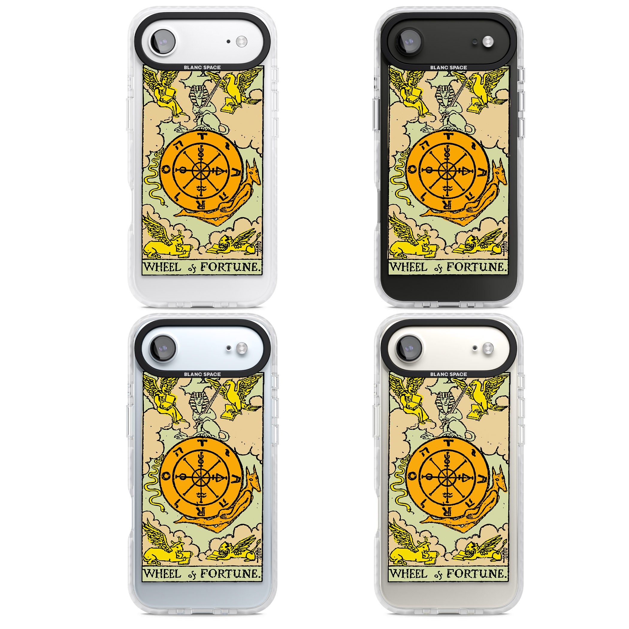 Personalised Wheel Of Fortune Tarot Card (Color) iPhone 17 Air Impact Pro Clear Phone Case APT Impact Protection