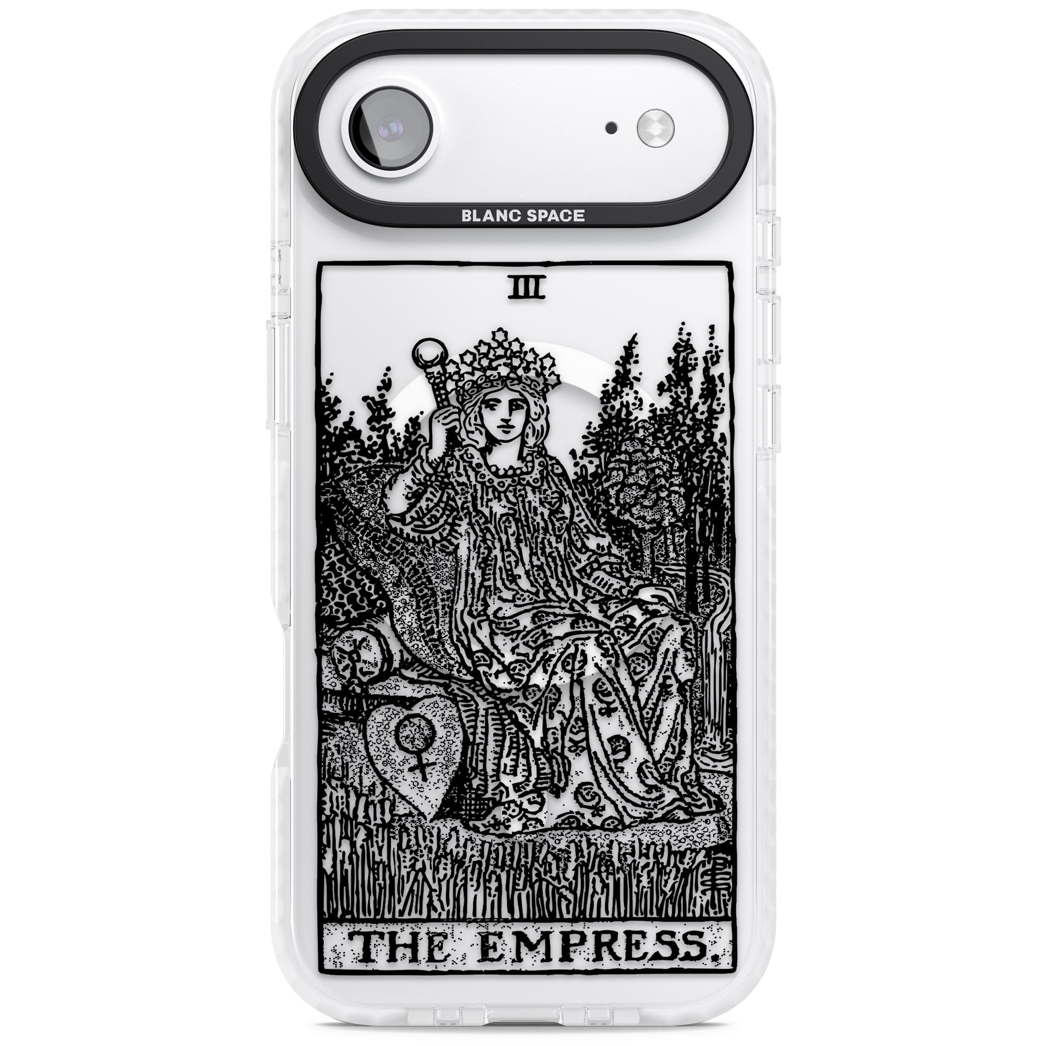 Personalised The Empress Tarot Card (Clear) iPhone 17 Air Impact Pro Clear Phone Case