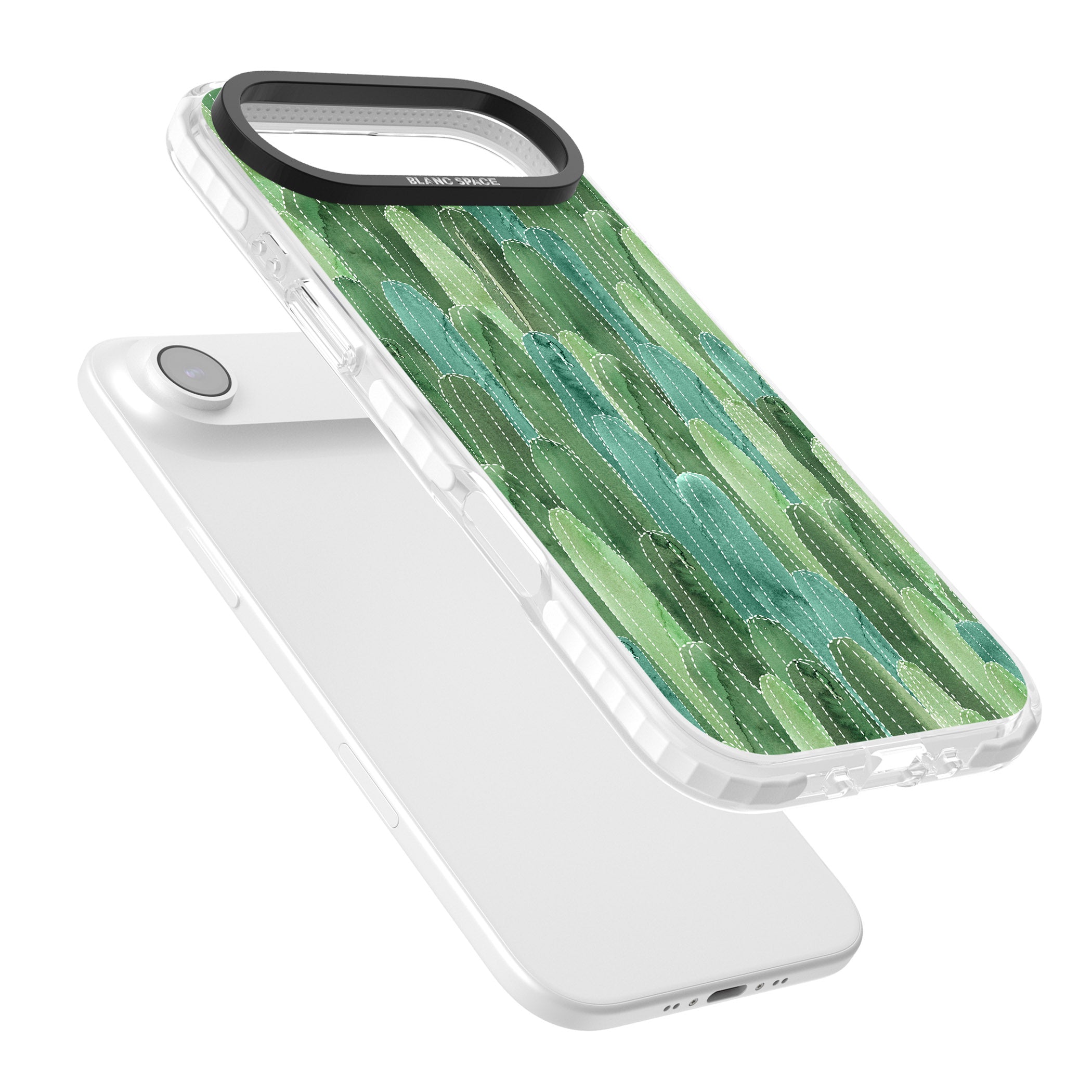 Skinny Cacti iPhone 17 Air Impact Pro Clear Phone Case Colours