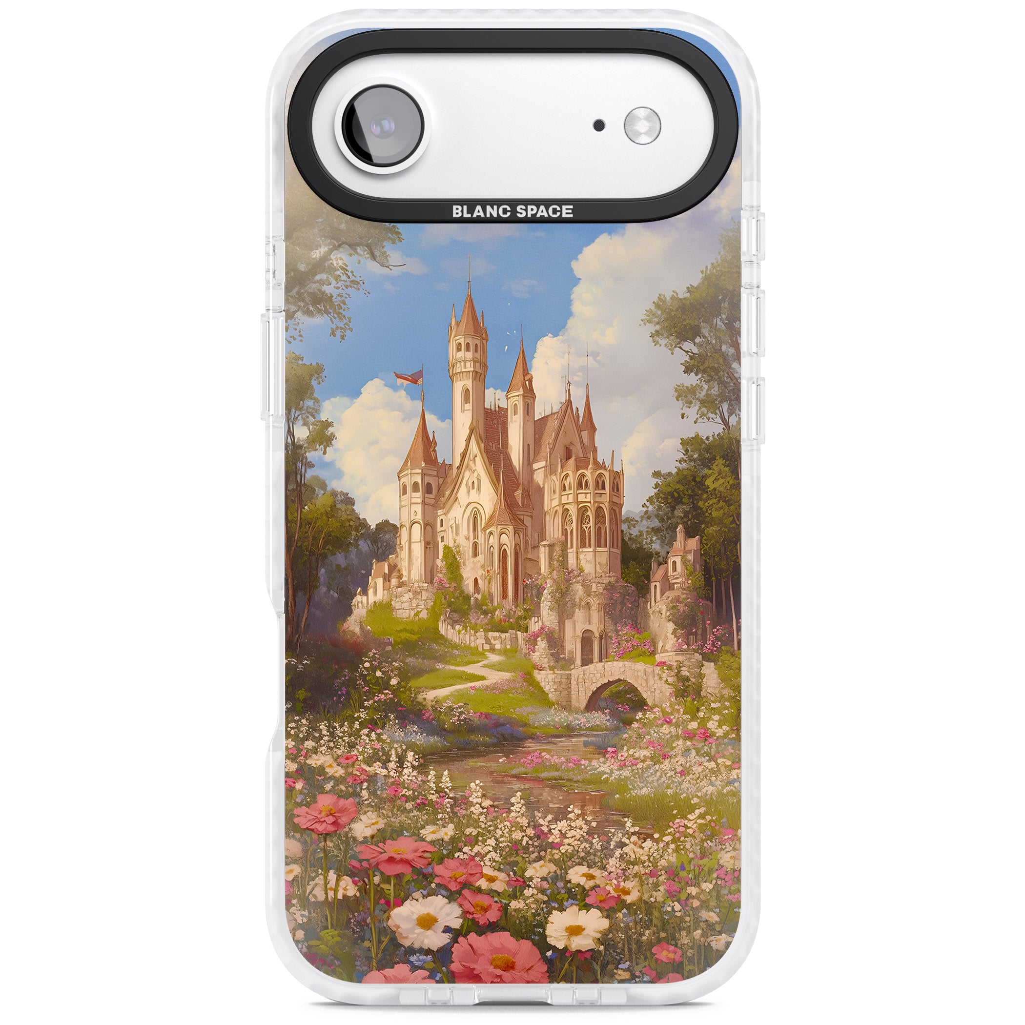 Castle Flower Fields iPhone 17 Air Impact Pro Clear Phone Case