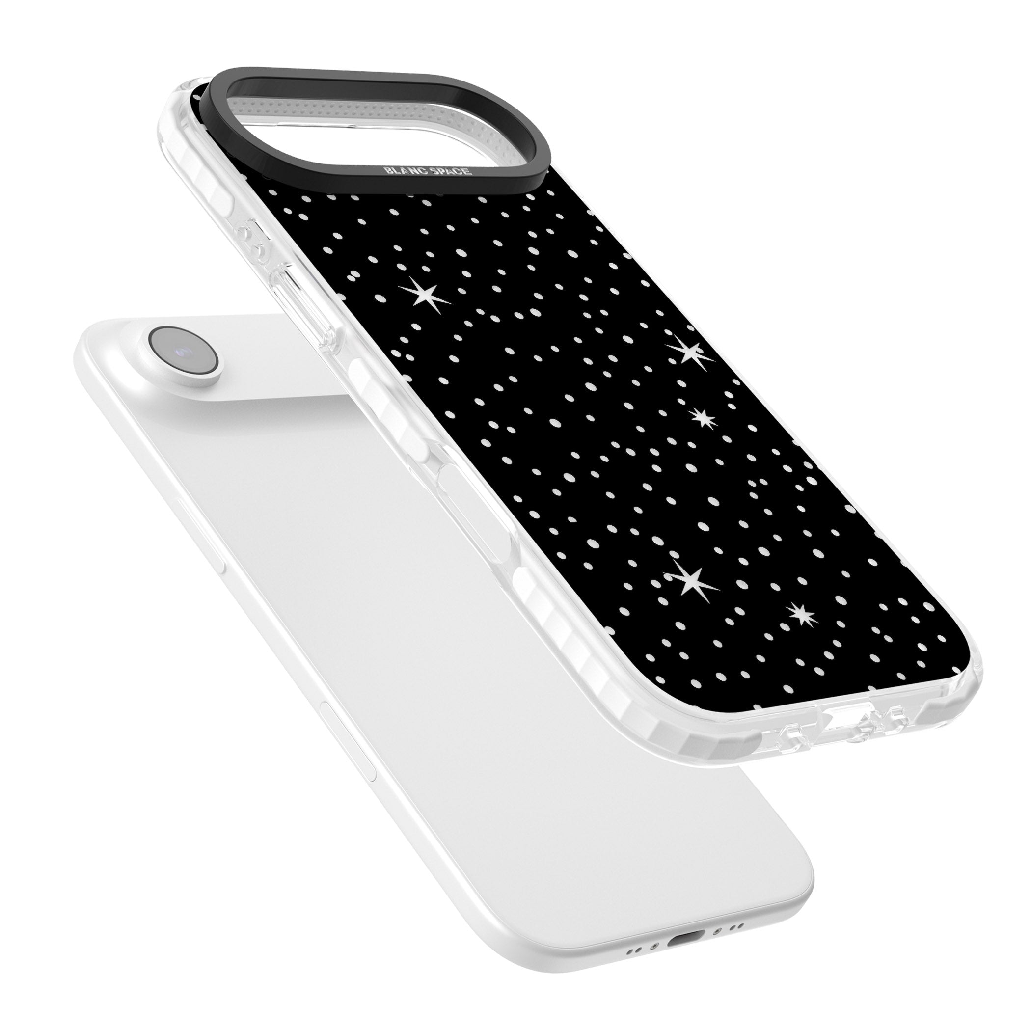 Celestial Cut Out Stars iPhone 17 Air Impact Pro Clear Phone Case Colours