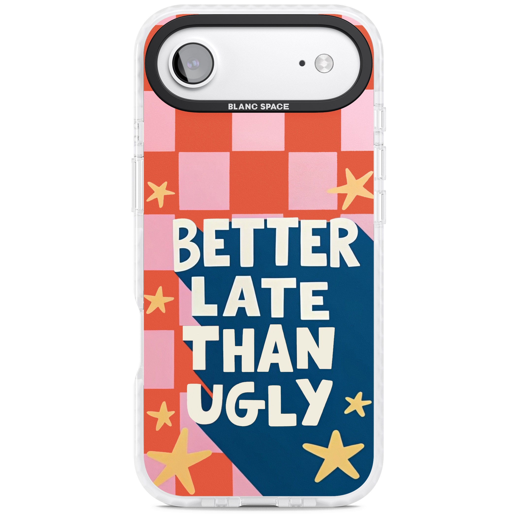 Better Late Than Ugly iPhone 17 Air Impact Pro Clear Phone Case