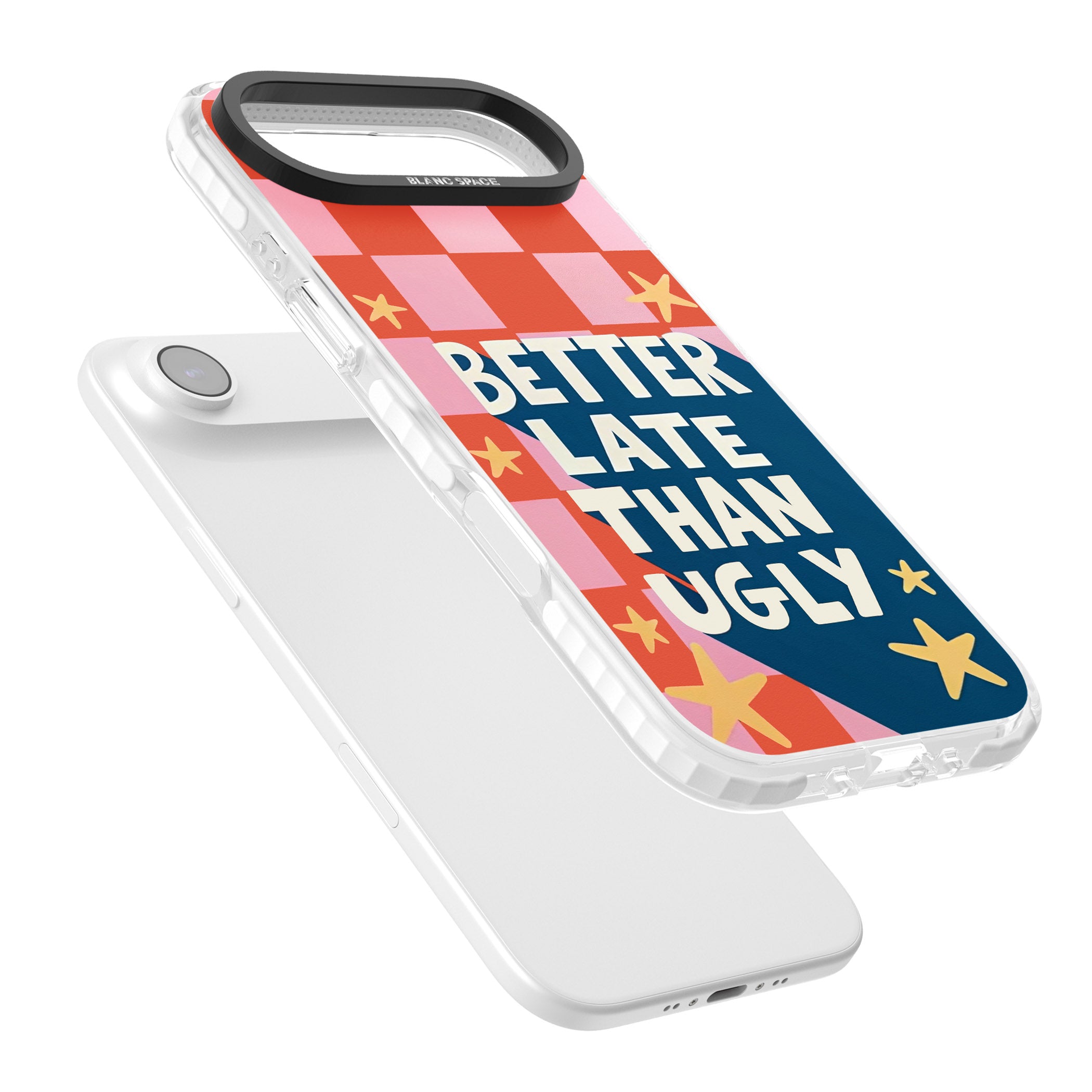 Better Late Than Ugly iPhone 17 Air Impact Pro Clear Phone Case Colours