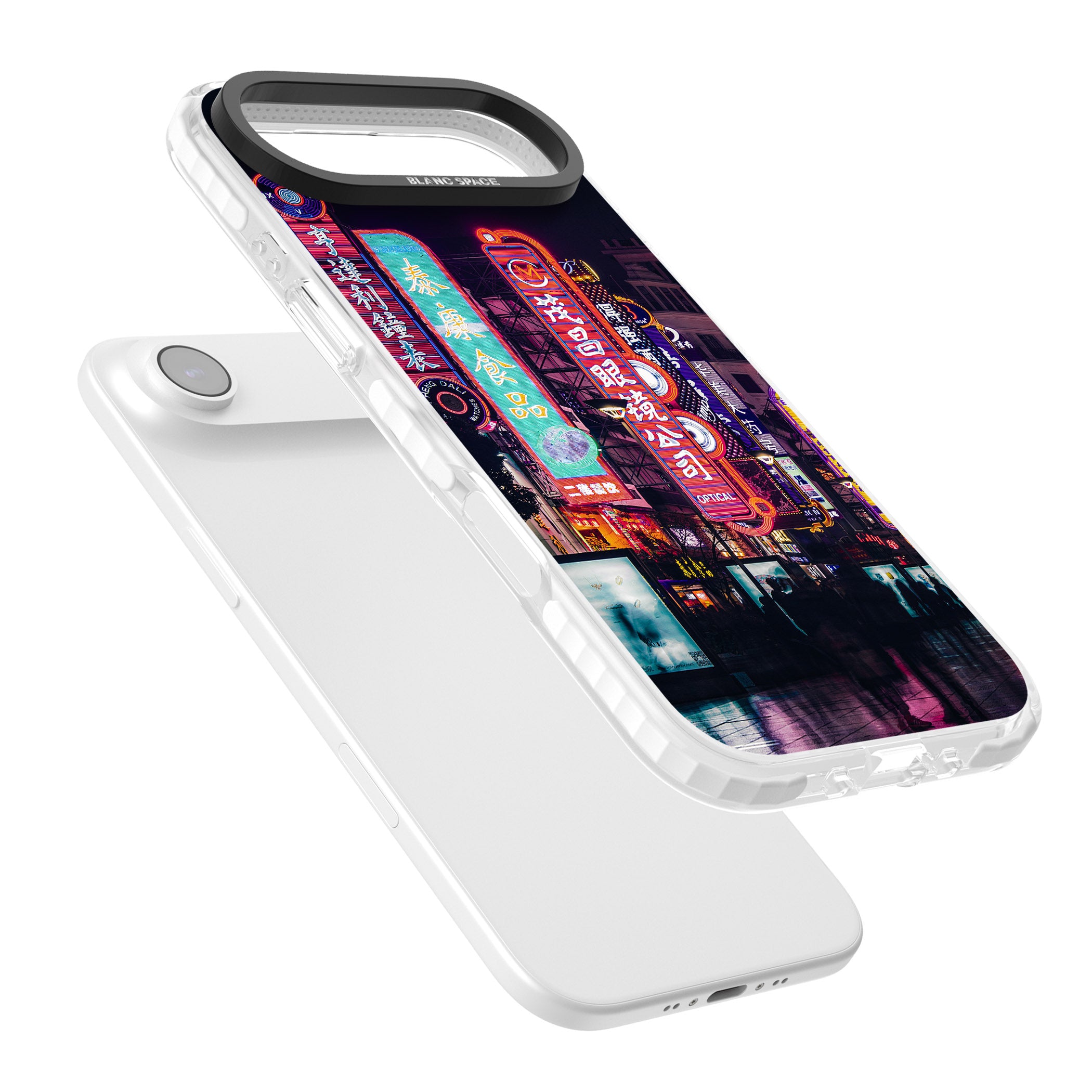 Neon Streets iPhone 17 Air Impact Pro Clear Phone Case Colours