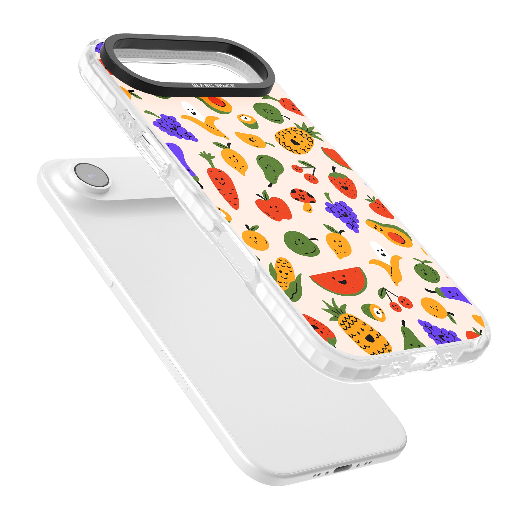 Kawaii Fruit iPhone 17 Air Impact Pro Clear Phone Case Colours