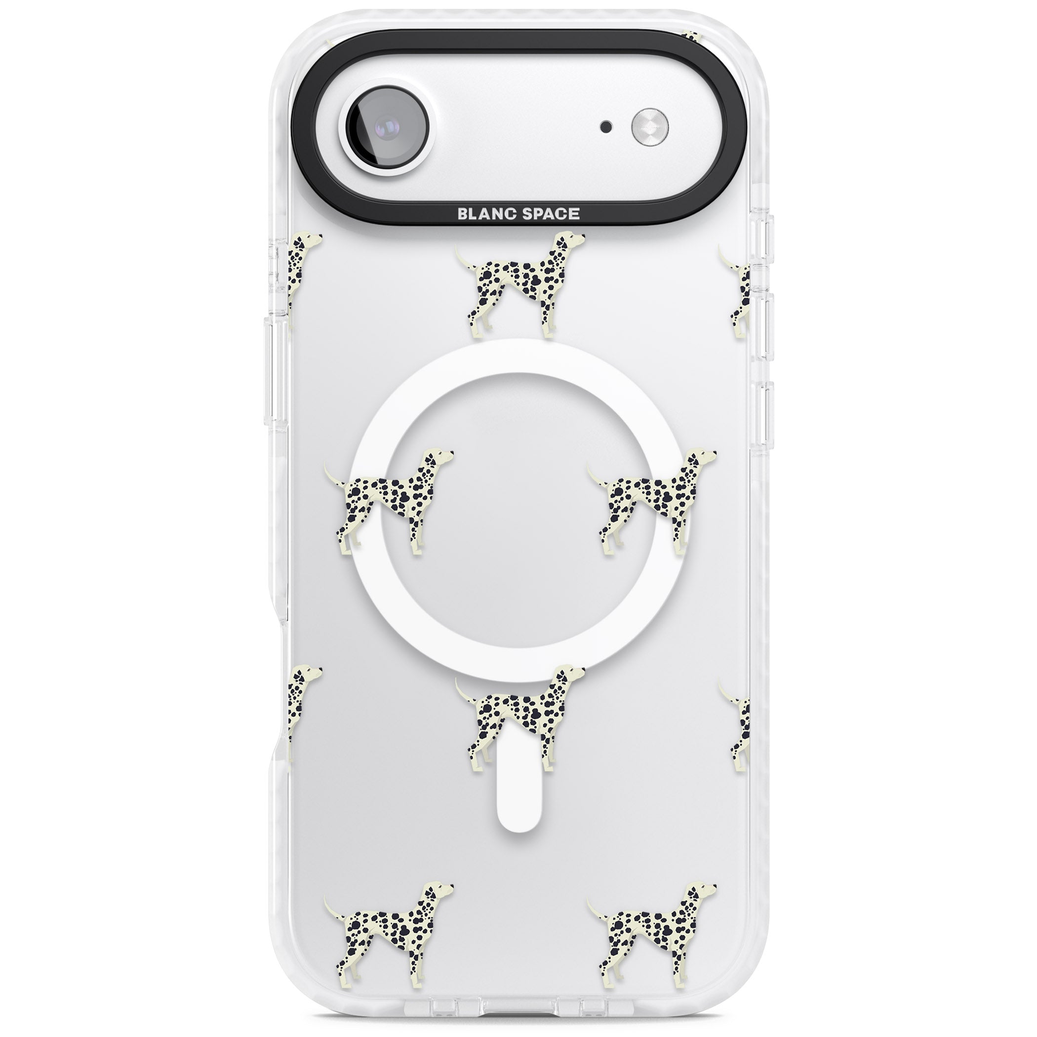 Dalmatian Dog Pattern iPhone 17 Air Impact Pro Clear Phone Case