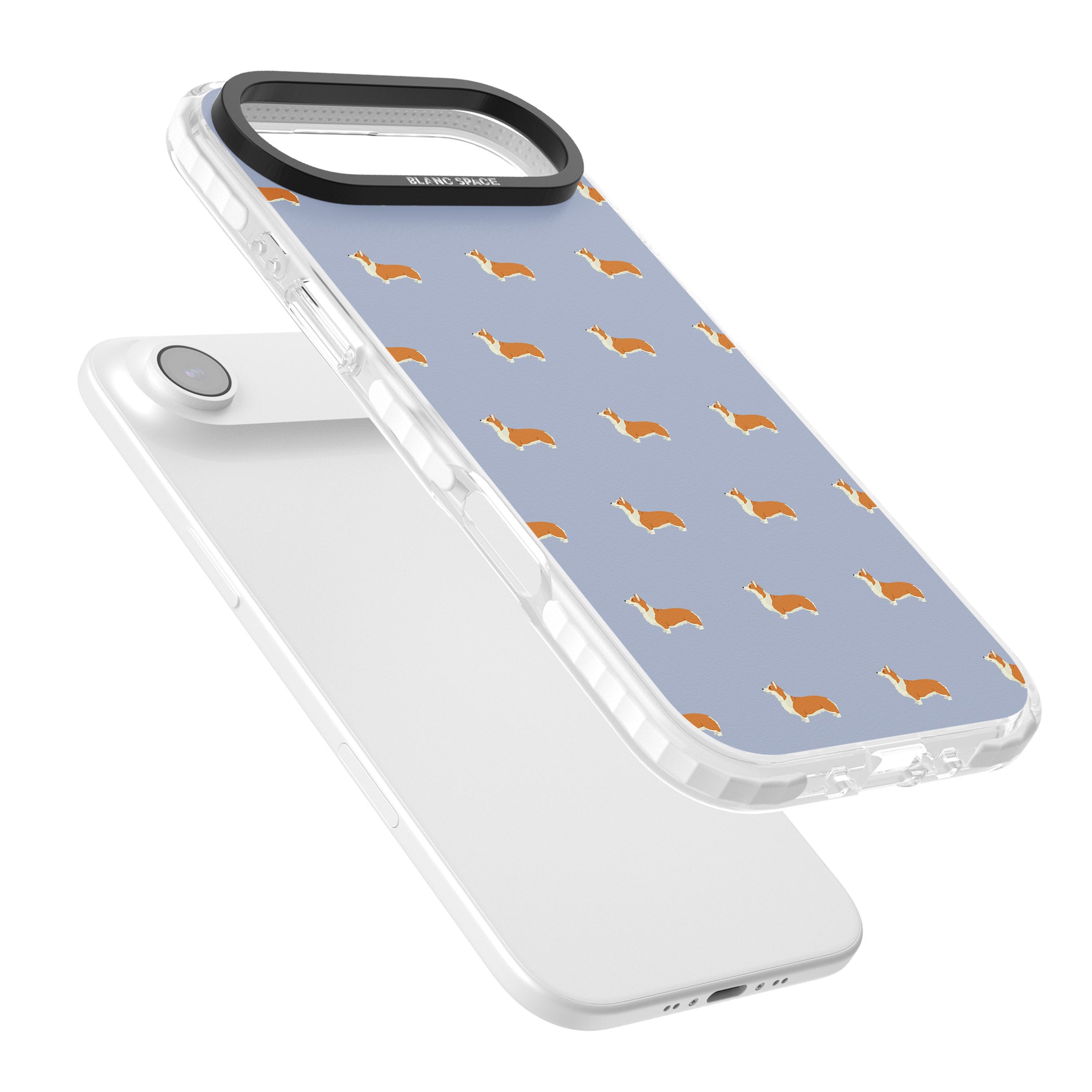 Corgi Pattern iPhone 17 Air Impact Pro Clear Phone Case Colours