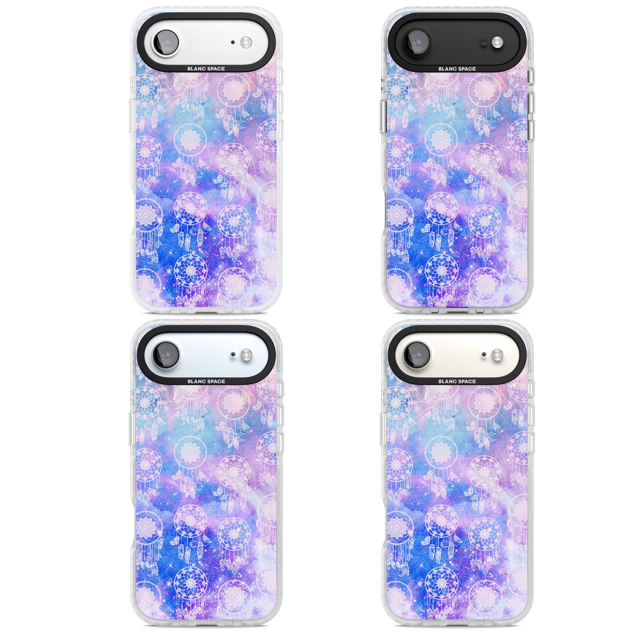 Dreamcatcher Galaxy Tie Dye iPhone 17 Air Impact Pro Clear Phone Case APT Impact Protection