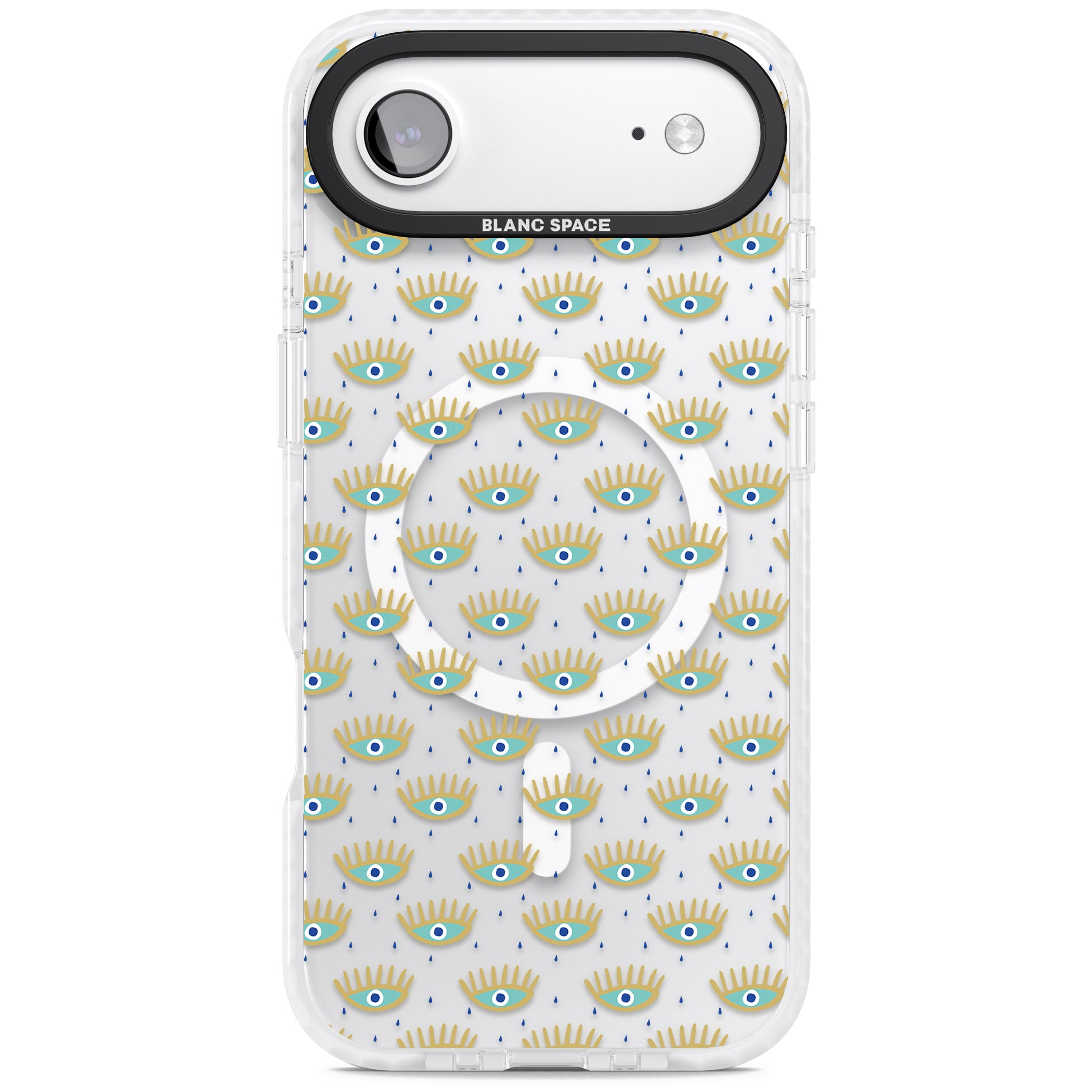 Crying Eyes Pattern iPhone 17 Air Impact Pro Clear Phone Case