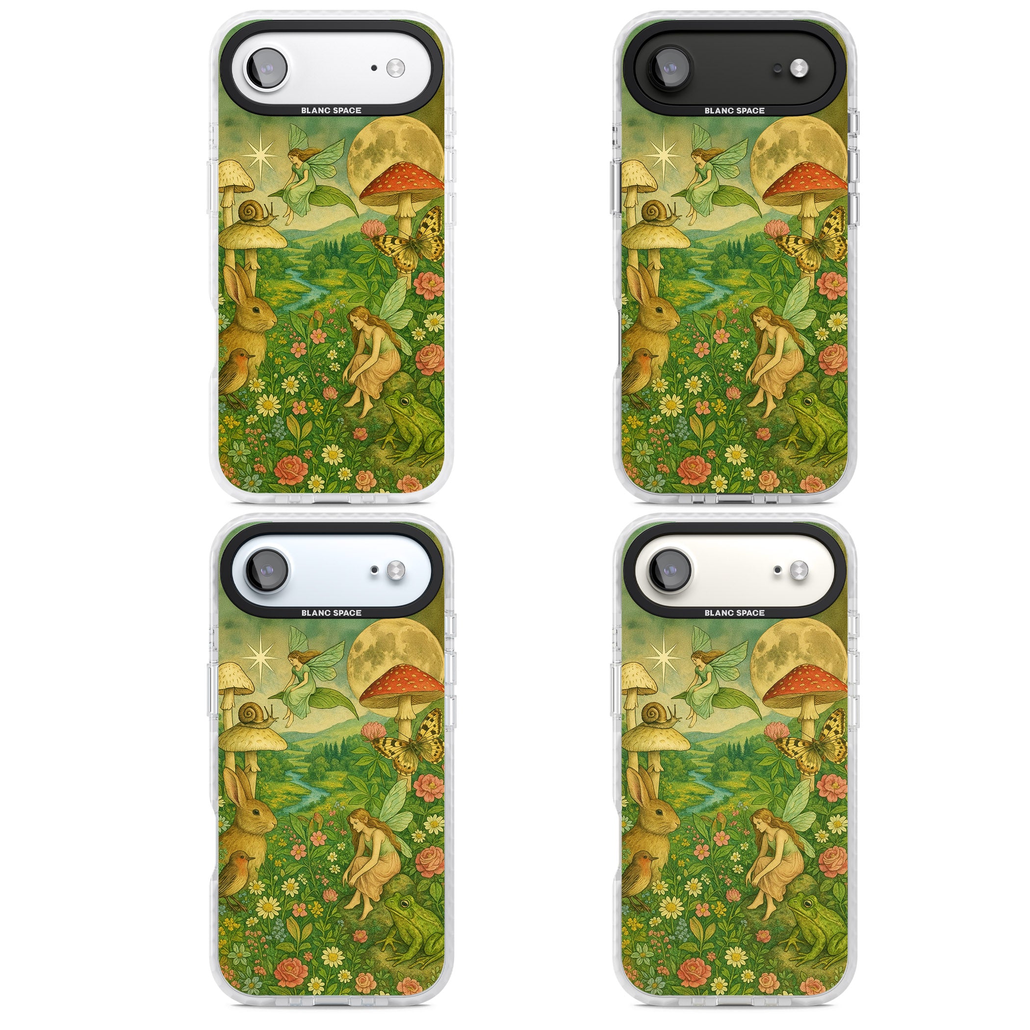 Fairies & Flowers iPhone 17 Air Impact Pro Clear Phone Case APT Impact Protection