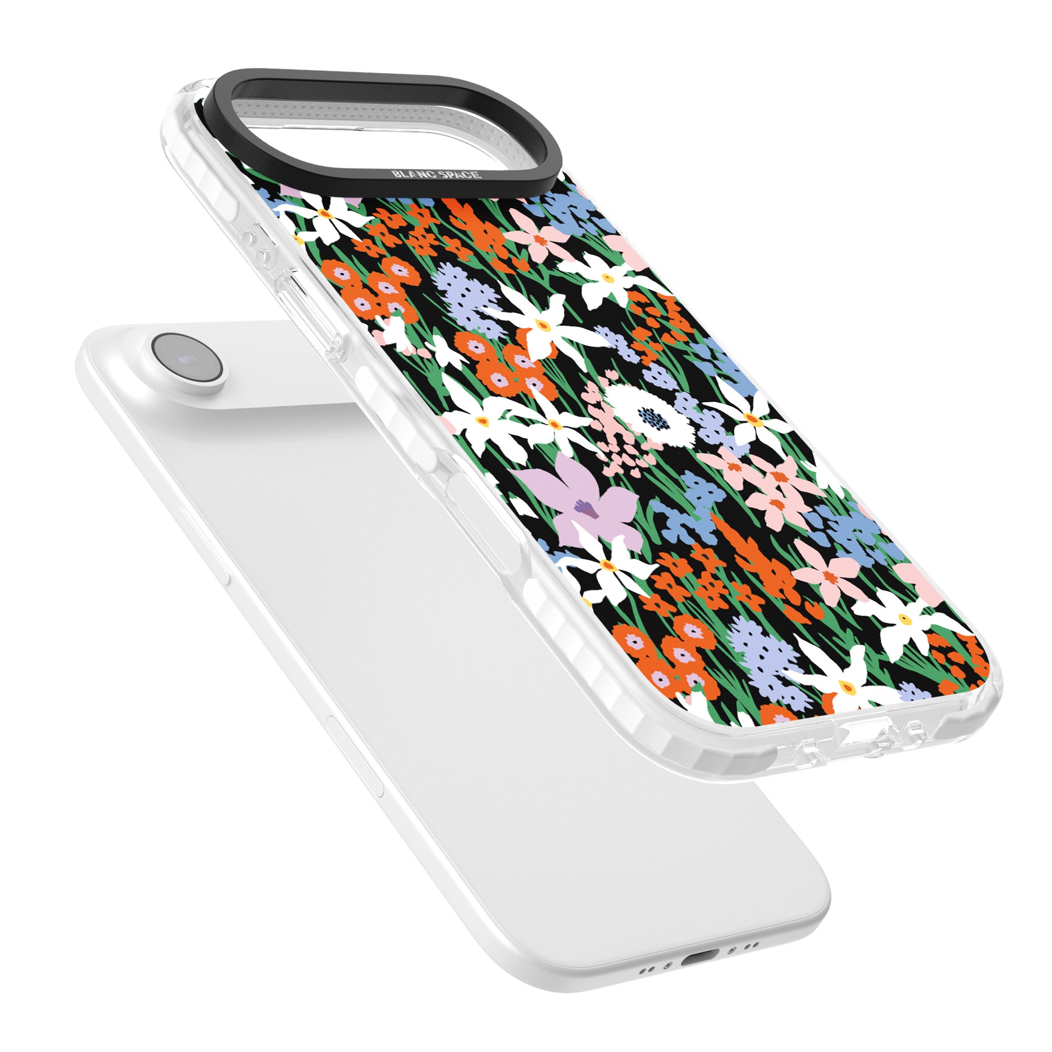 Floral Bloom Meadow Solid iPhone 17 Air Impact Pro Clear Phone Case Colours