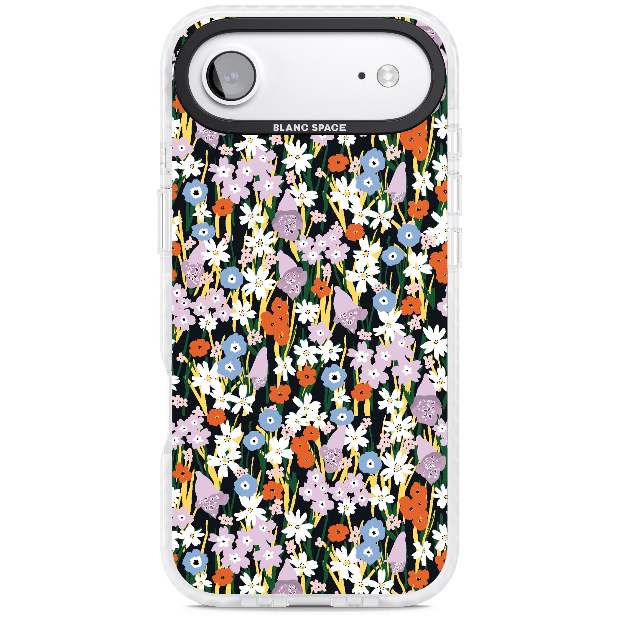 Energetic Floral Mix iPhone 17 Air Impact Pro Clear Phone Case